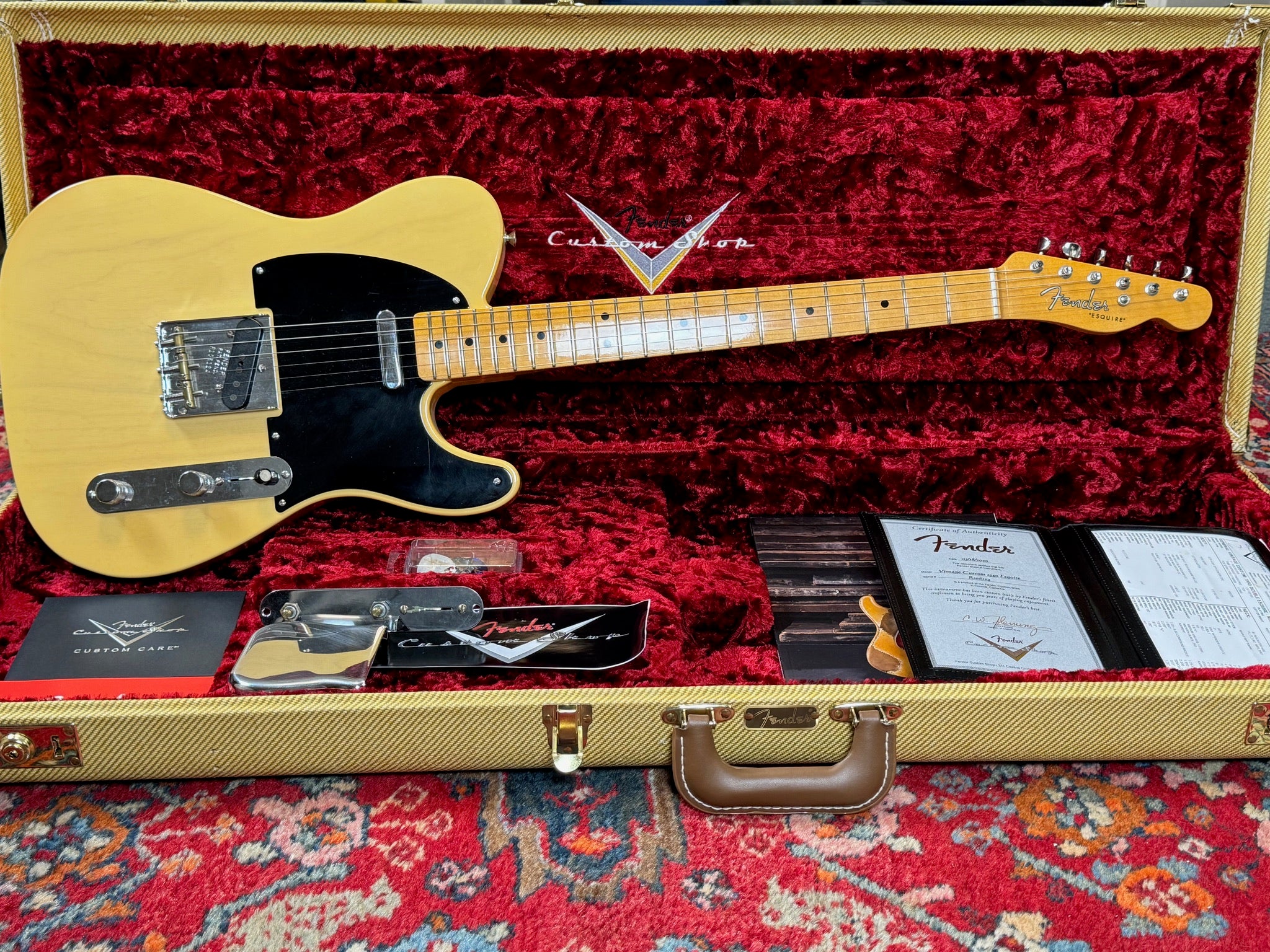 Fender Custom Shop ’50 Vintage Custom Double Esquire NOS 2020 Nocaster Blonde