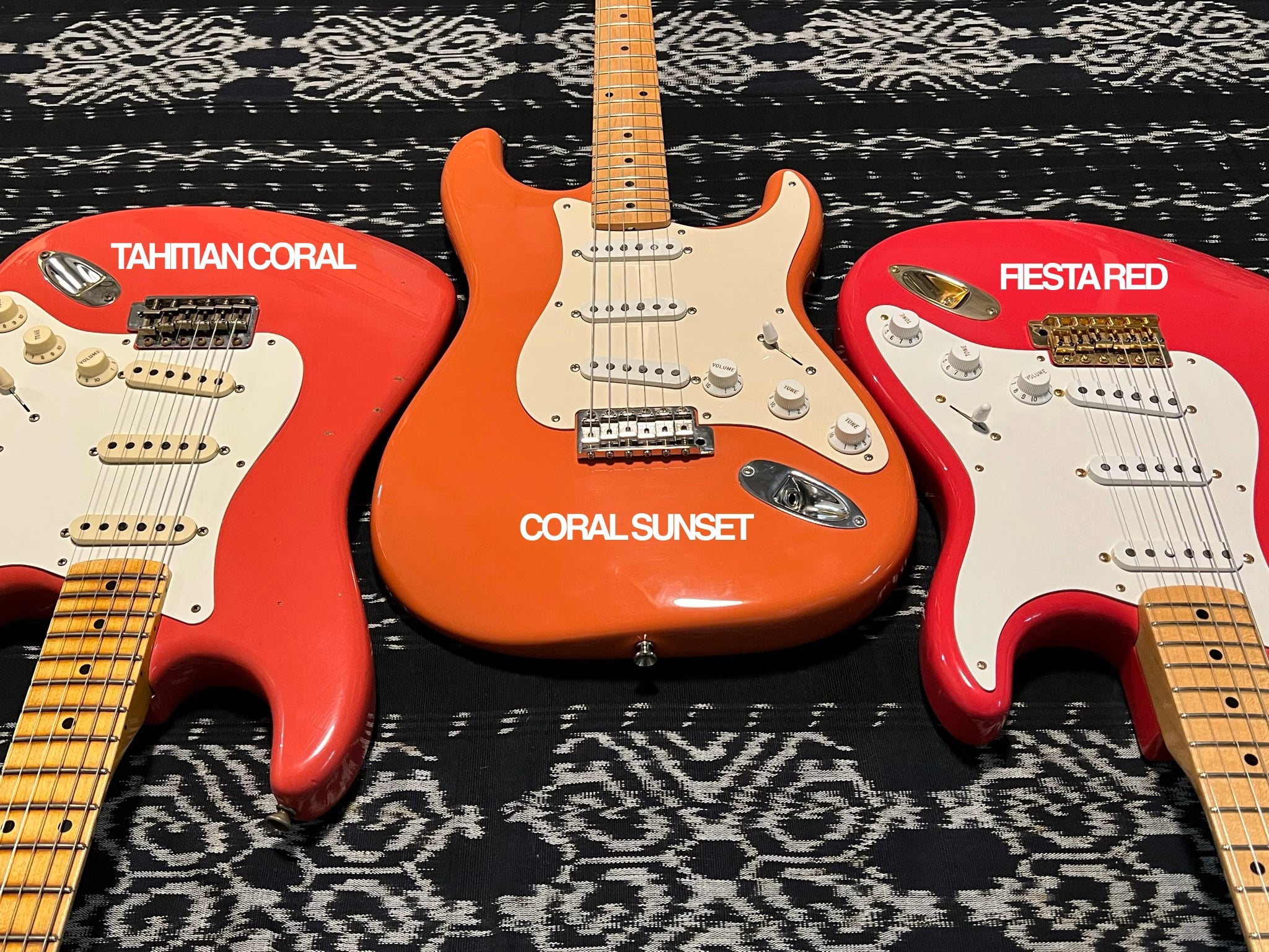 SOLD - 2004 Fender Custom Shop 57 California Beach Limited Edition NOS Stratocaster Coral Sunset