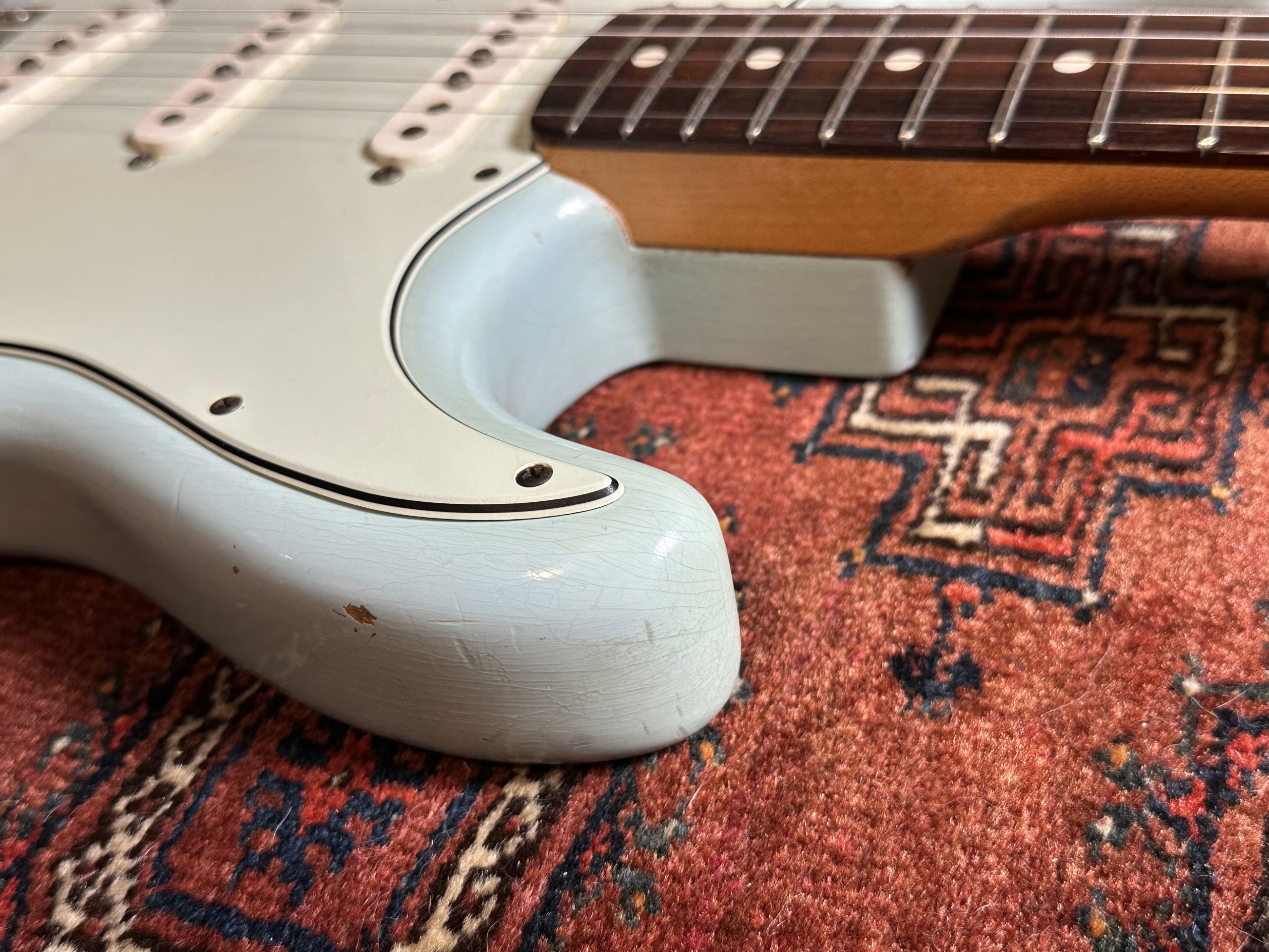 Fender Custom Shop '60 Relic Stratocaster 2012 Sonic Blue with matching headstock