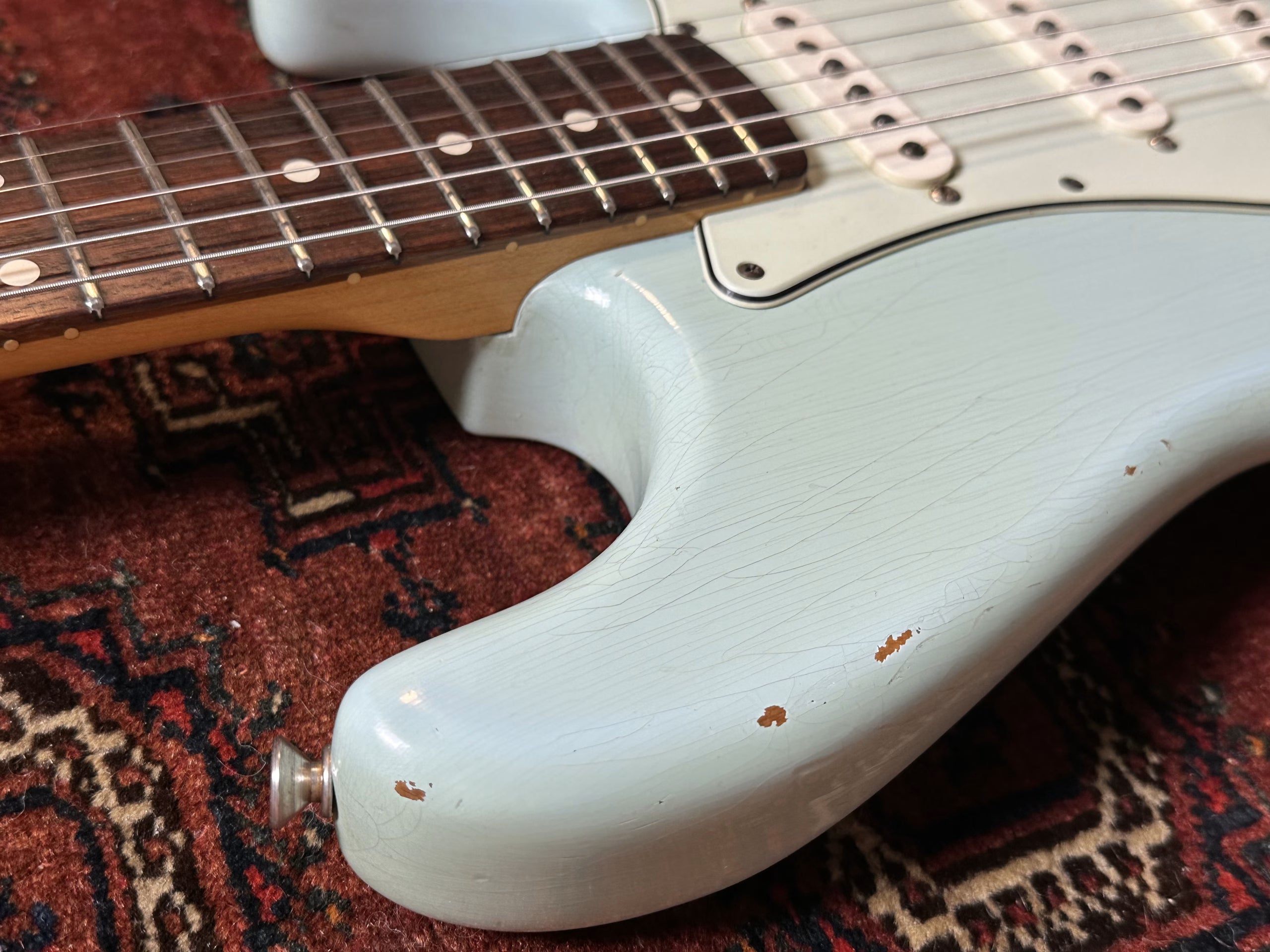 Fender Custom Shop '60 Relic Stratocaster 2012 Sonic Blue with matching headstock