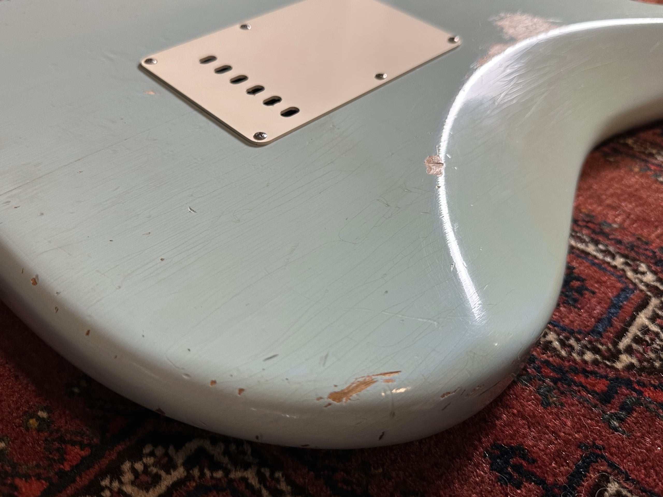 Fender Custom Shop '60 Relic Stratocaster 2012 Sonic Blue with matching headstock