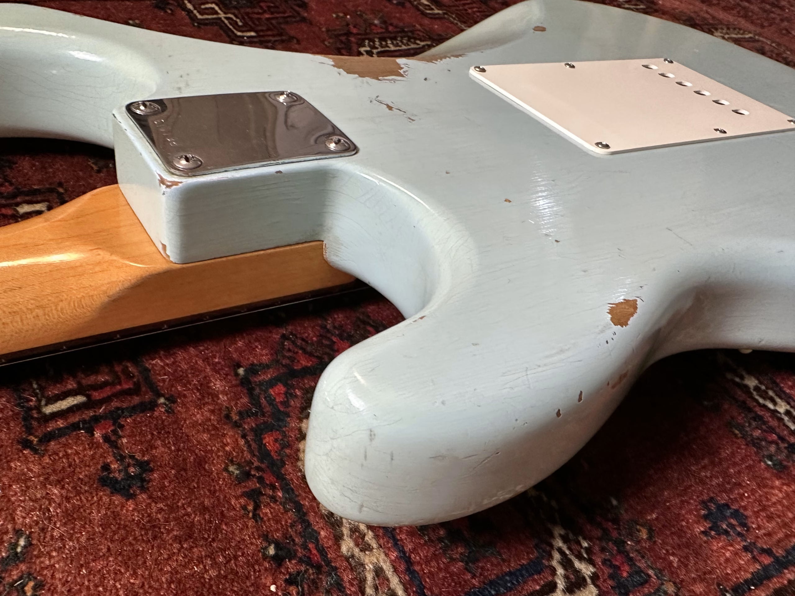 Fender Custom Shop '60 Relic Stratocaster 2012 Sonic Blue with matching headstock