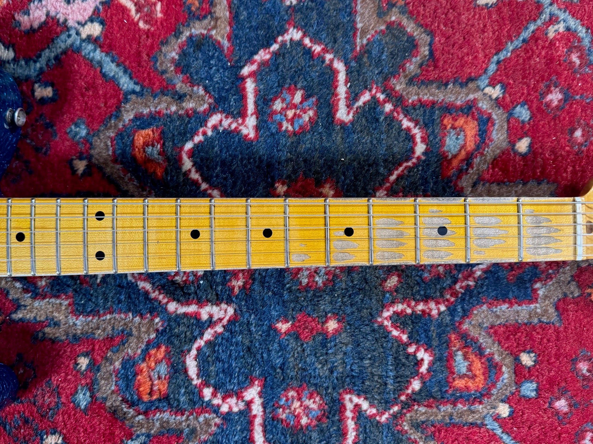 Fender Custom Shop ’55 Double Esquire LTD Relic 2015 Aged Sparkle Blue