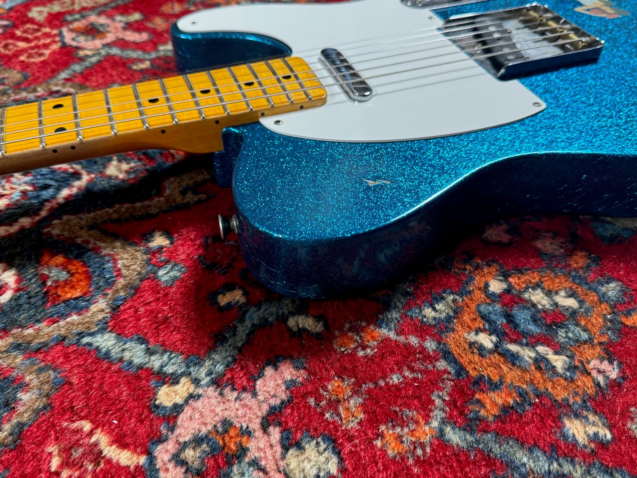 Fender Custom Shop ’55 Double Esquire LTD Relic 2015 Aged Sparkle Blue