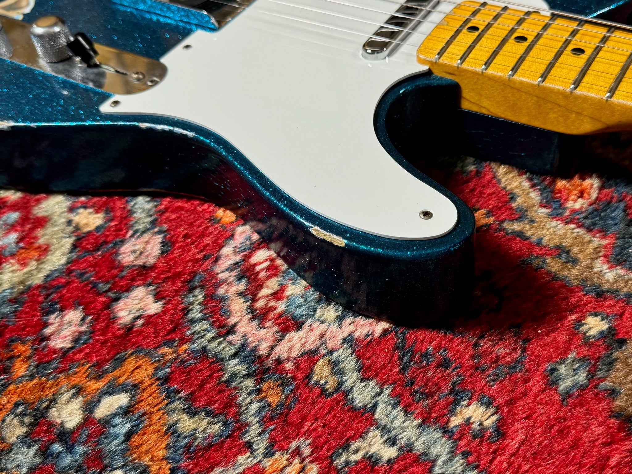 Fender Custom Shop ’55 Double Esquire LTD Relic 2015 Aged Sparkle Blue