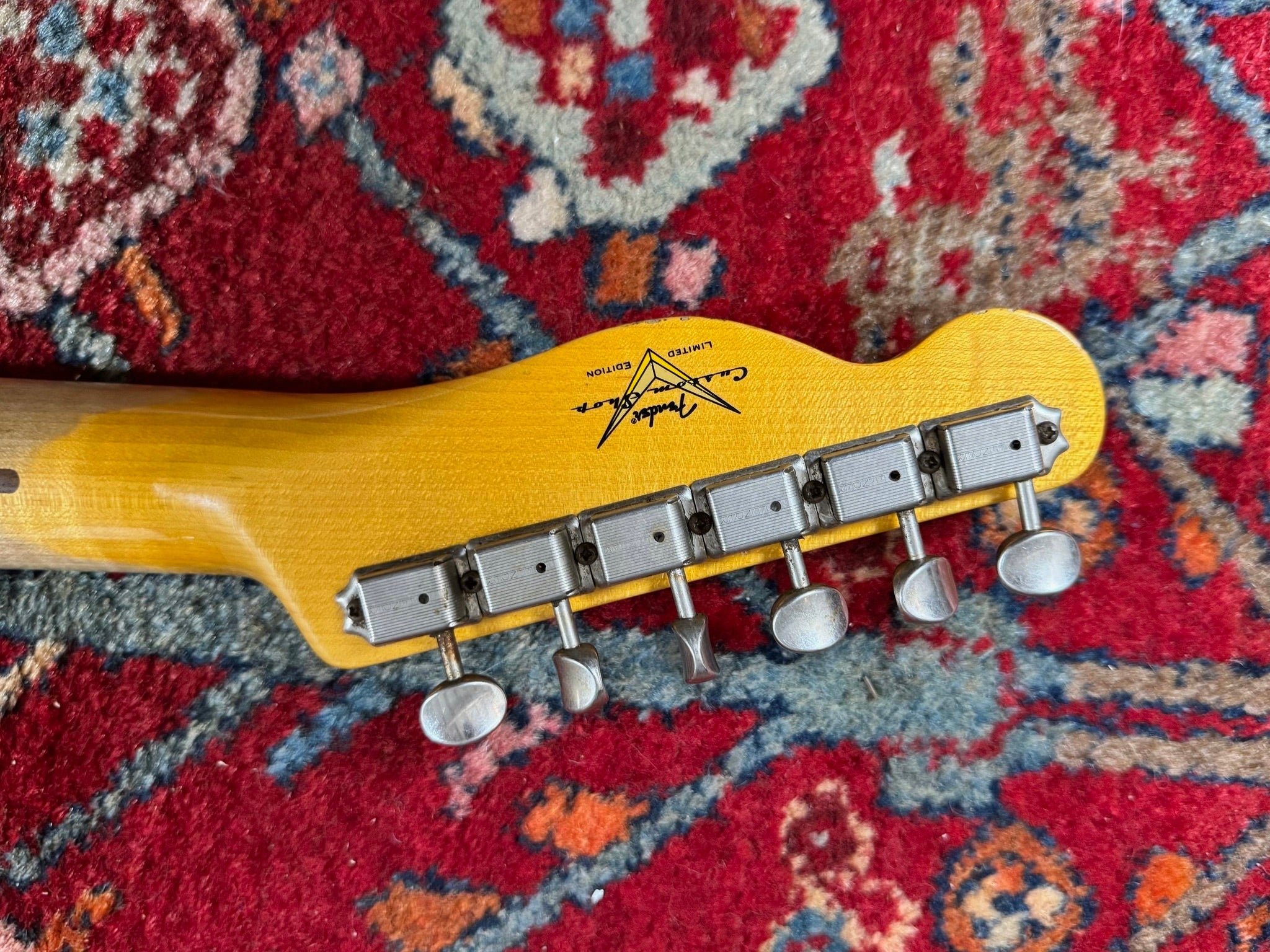 Fender Custom Shop ’55 Double Esquire LTD Relic 2015 Aged Sparkle Blue