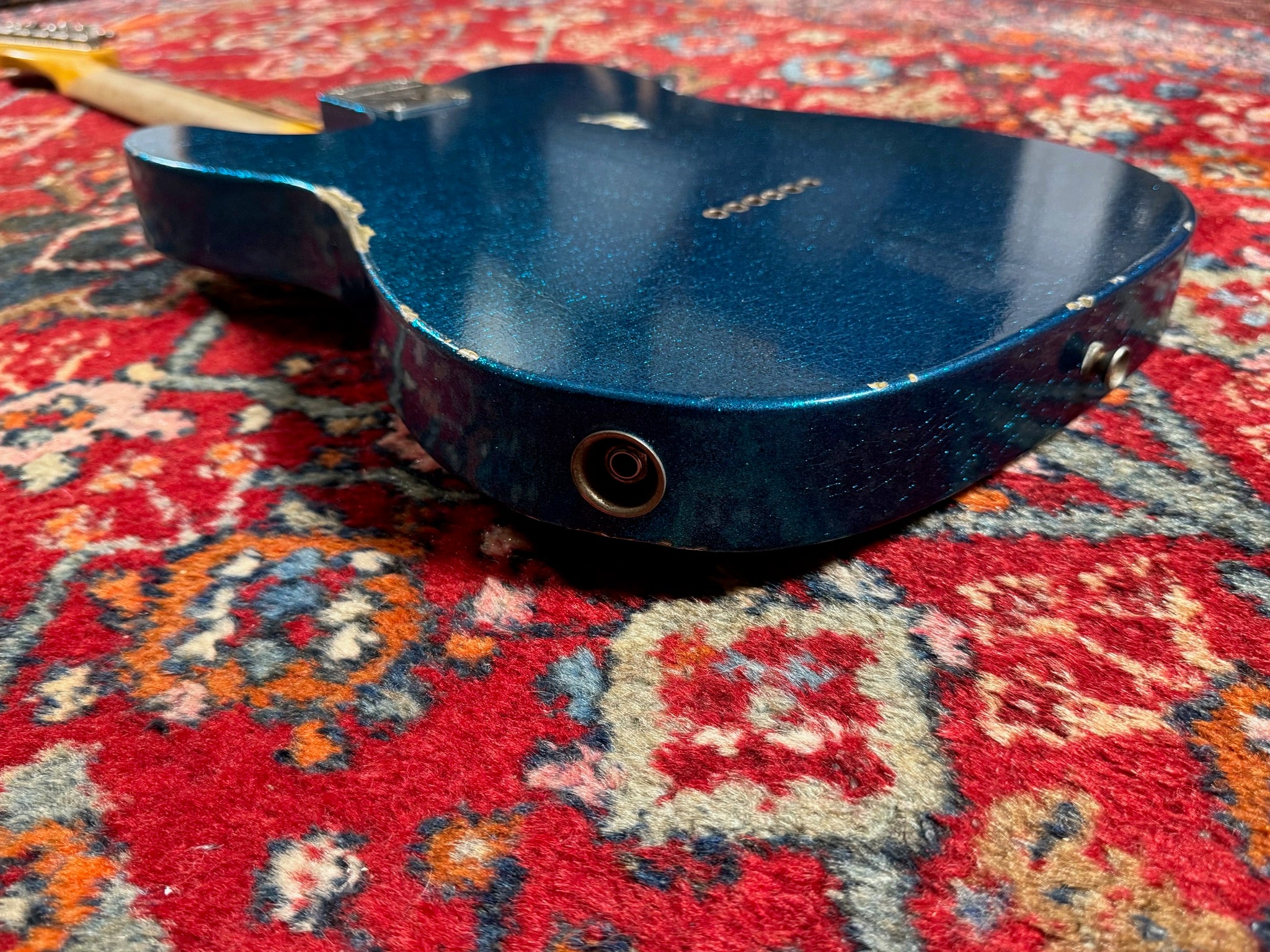 Fender Custom Shop ’55 Double Esquire LTD Relic 2015 Aged Sparkle Blue