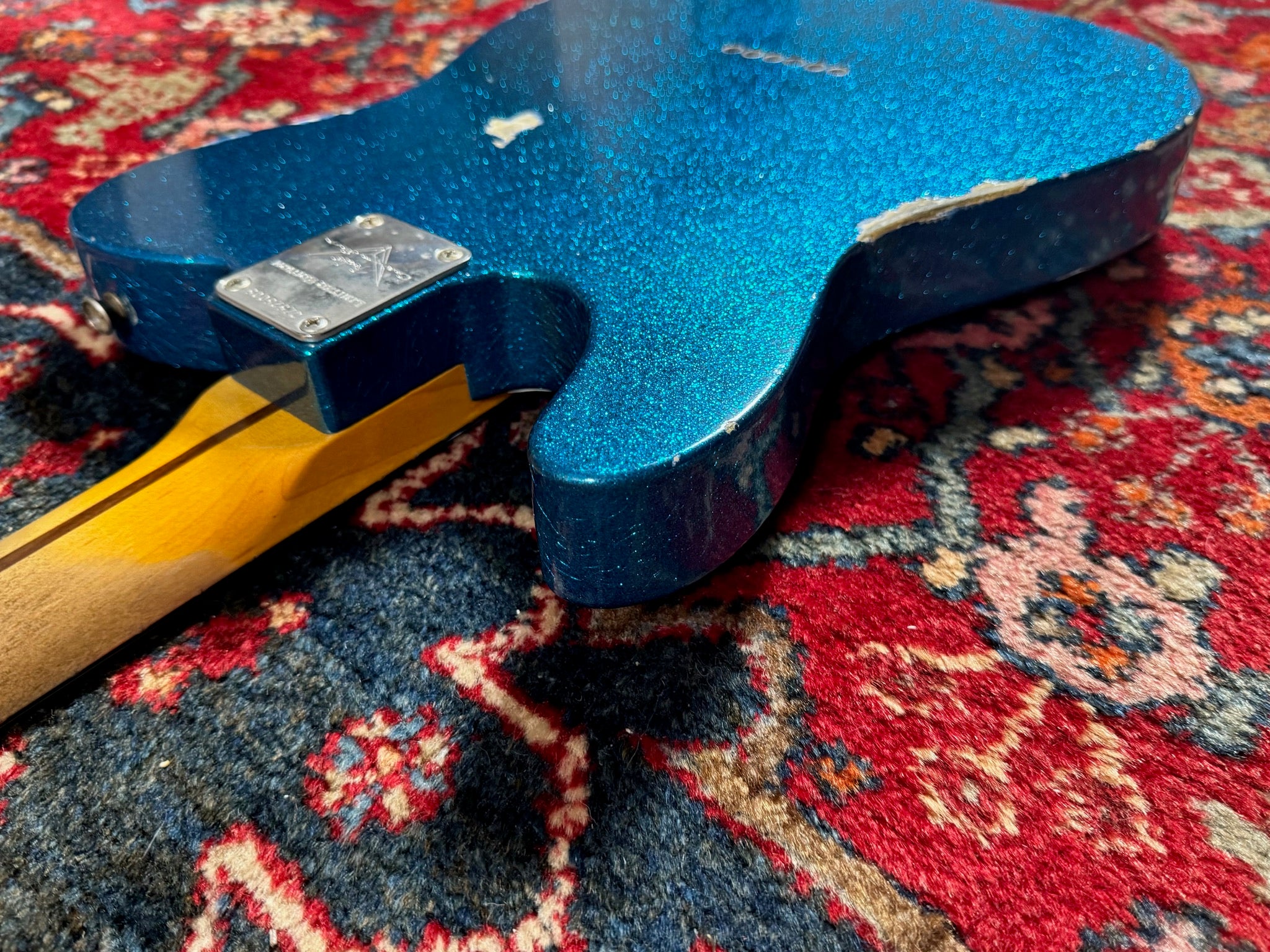 Fender Custom Shop ’55 Double Esquire LTD Relic 2015 Aged Sparkle Blue