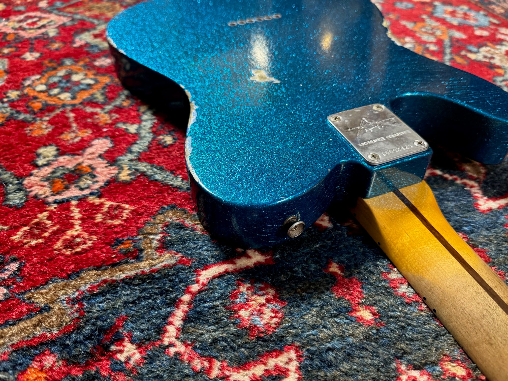 Fender Custom Shop ’55 Double Esquire LTD Relic 2015 Aged Sparkle Blue