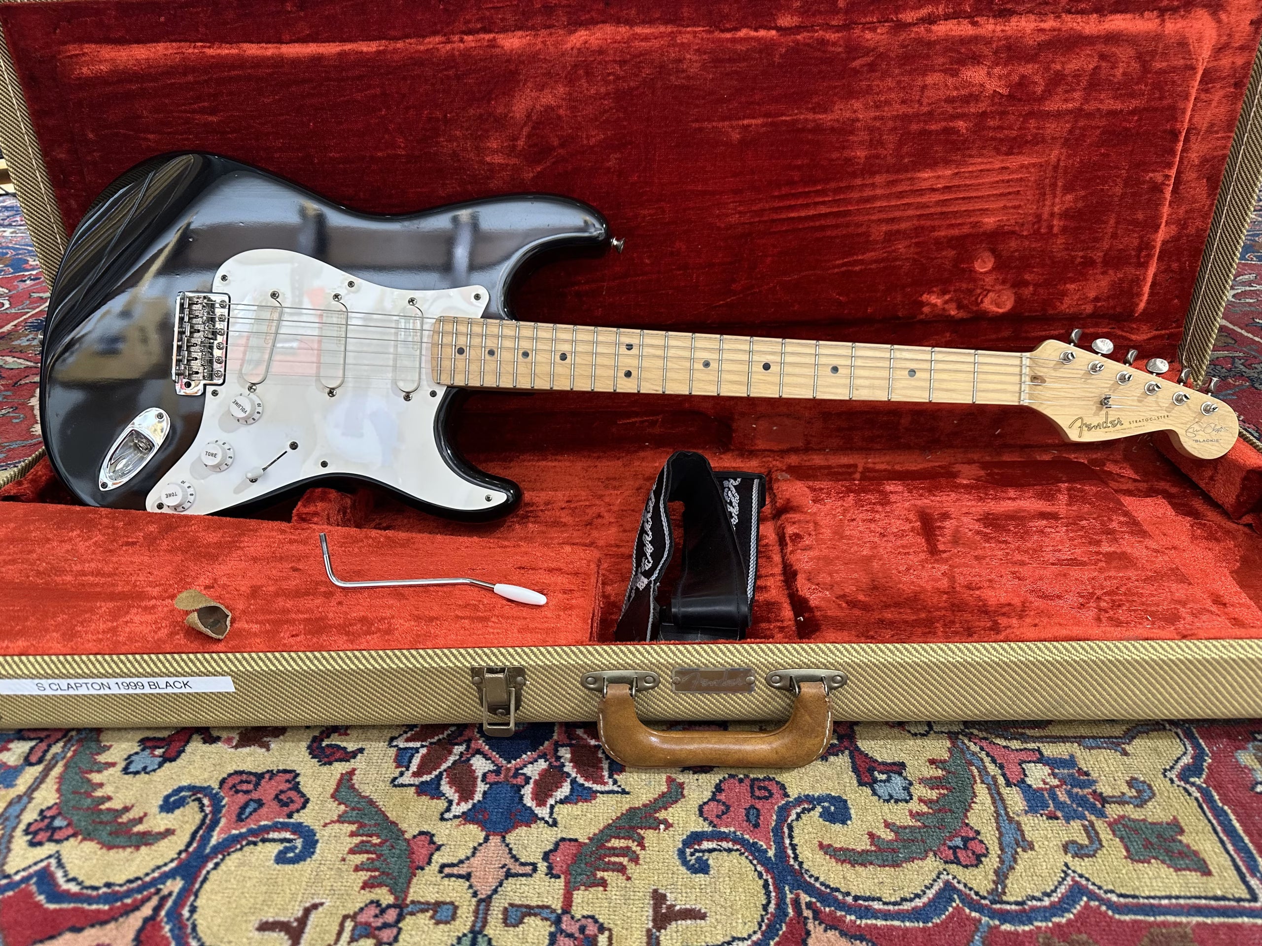 Fender Eric Clapton Signature First Series (Blackie) Stratocaster 1999 Black