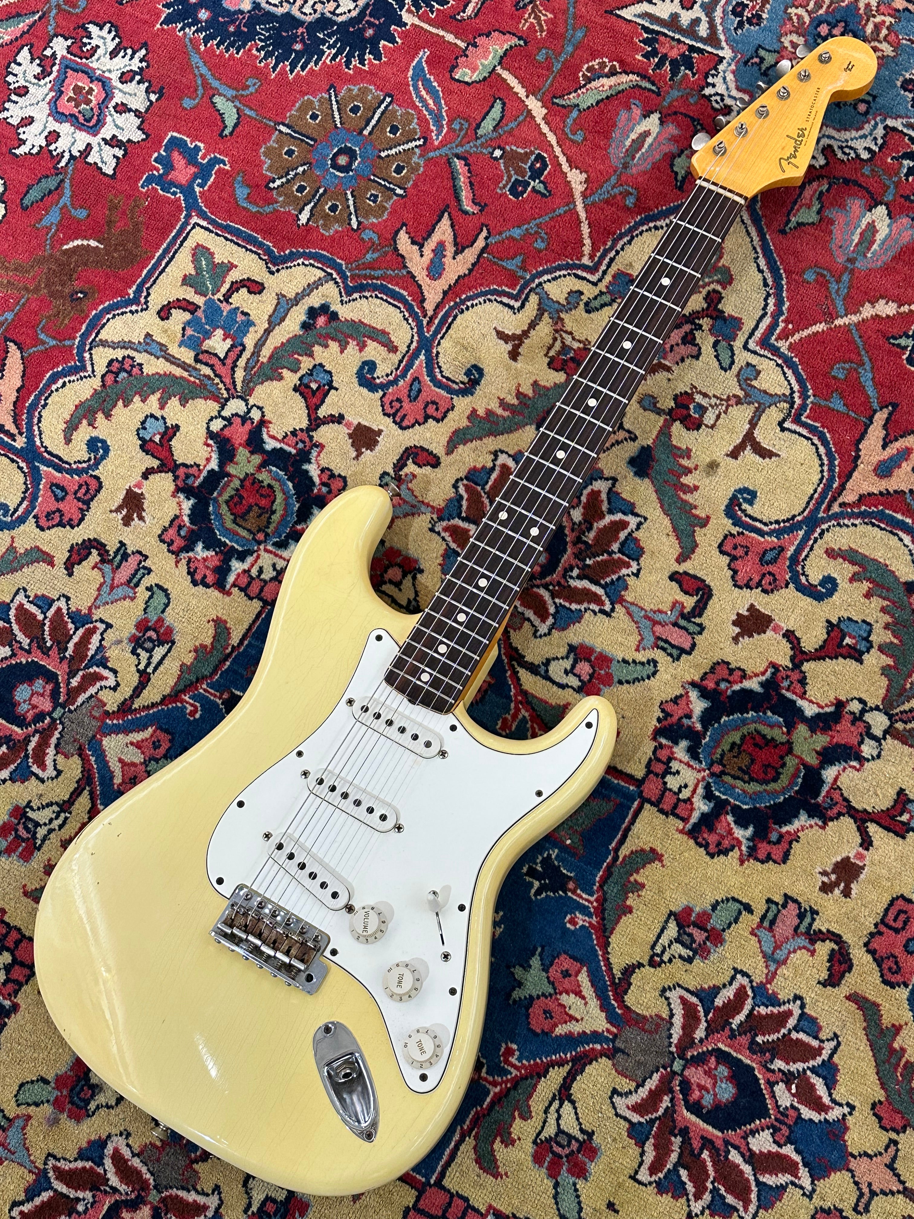 Fender Custom Shop '60 Duo Tone LTD Relic Abigail Ybarra Pickups Stratocaster 2012 Vintage White
