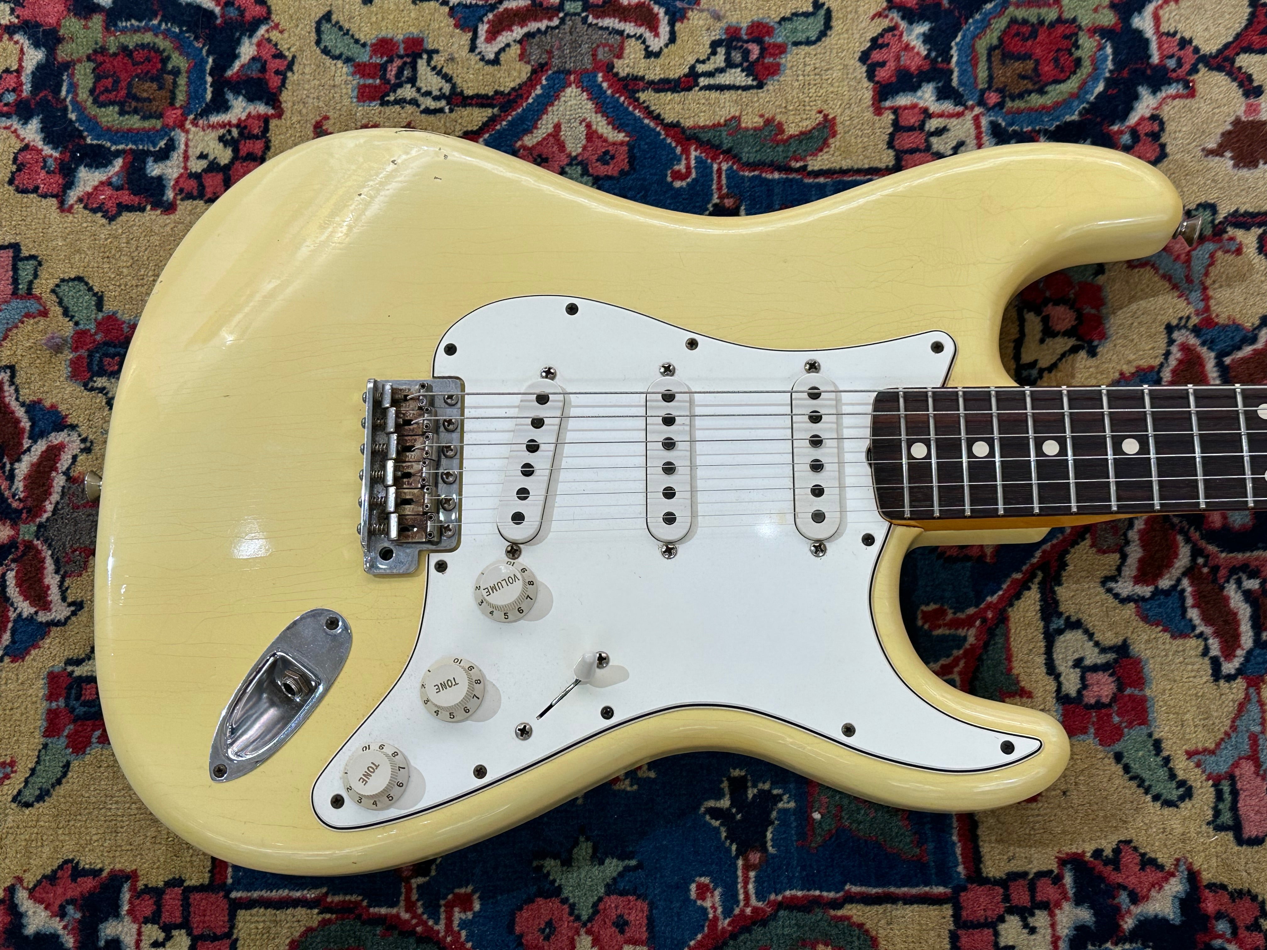 Fender Custom Shop '60 Duo Tone LTD Relic Abigail Ybarra Pickups Stratocaster 2012 Vintage White