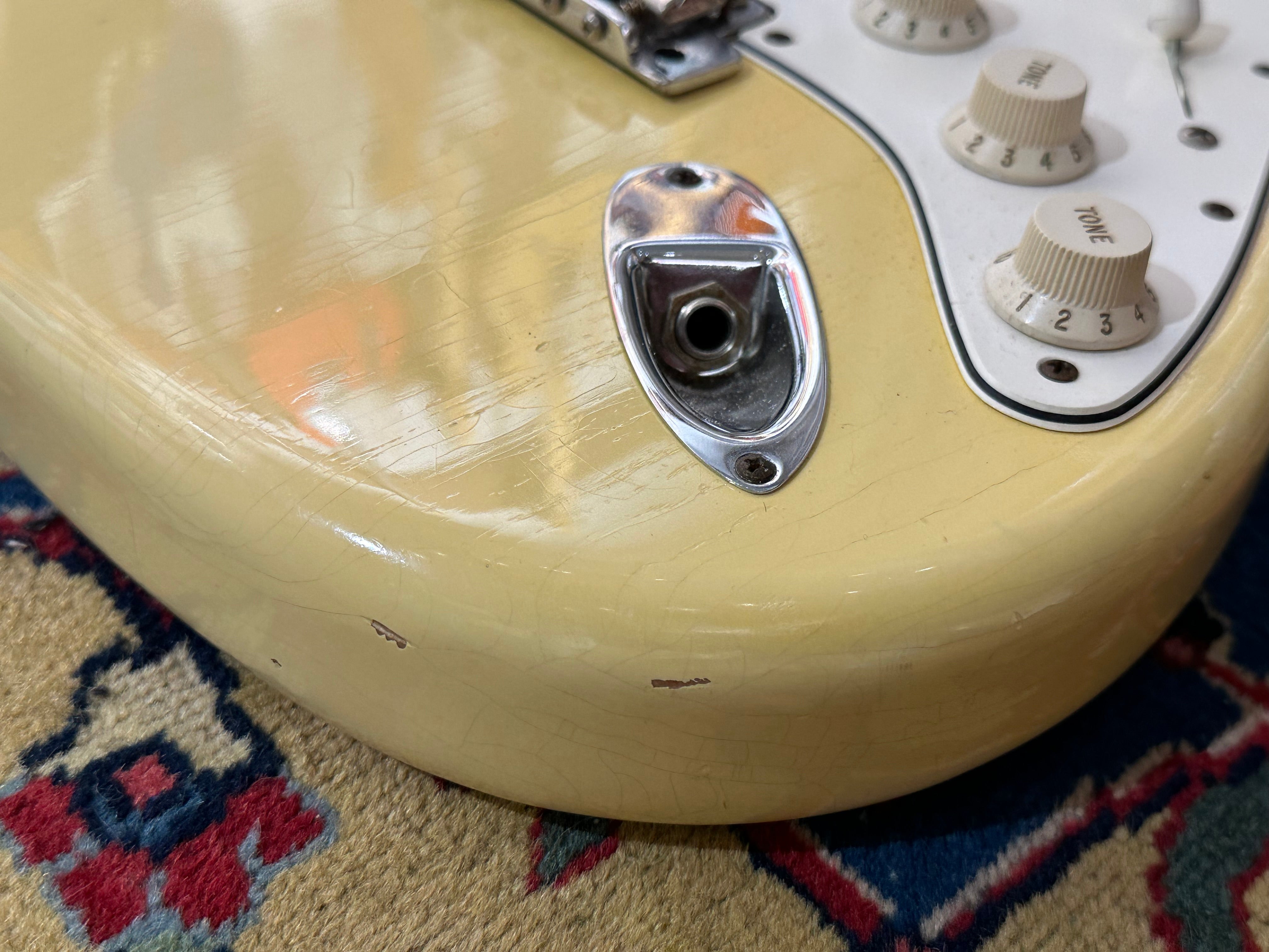 Fender Custom Shop '60 Duo Tone LTD Relic Abigail Ybarra Pickups Stratocaster 2012 Vintage White