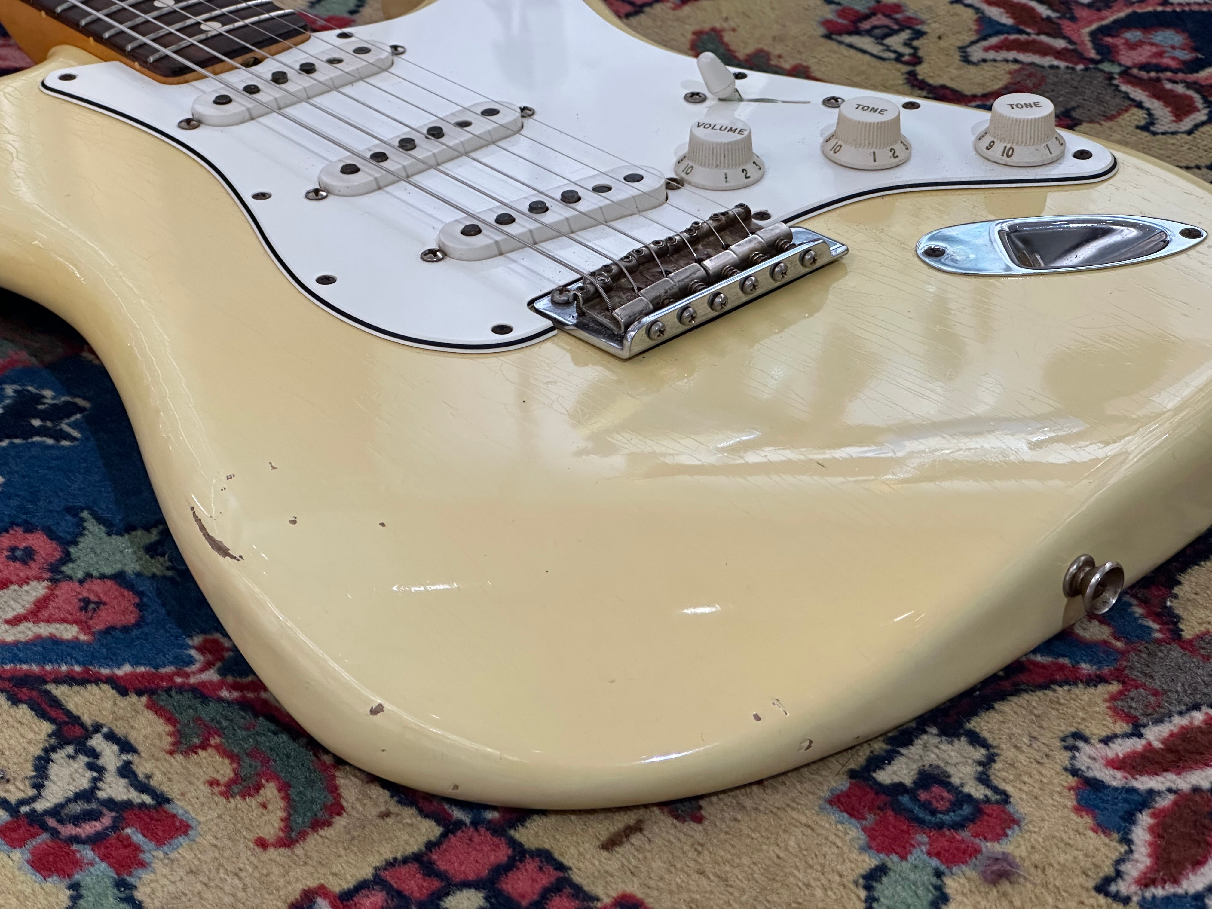 Fender Custom Shop '60 Duo Tone LTD Relic Abigail Ybarra Pickups Stratocaster 2012 Vintage White
