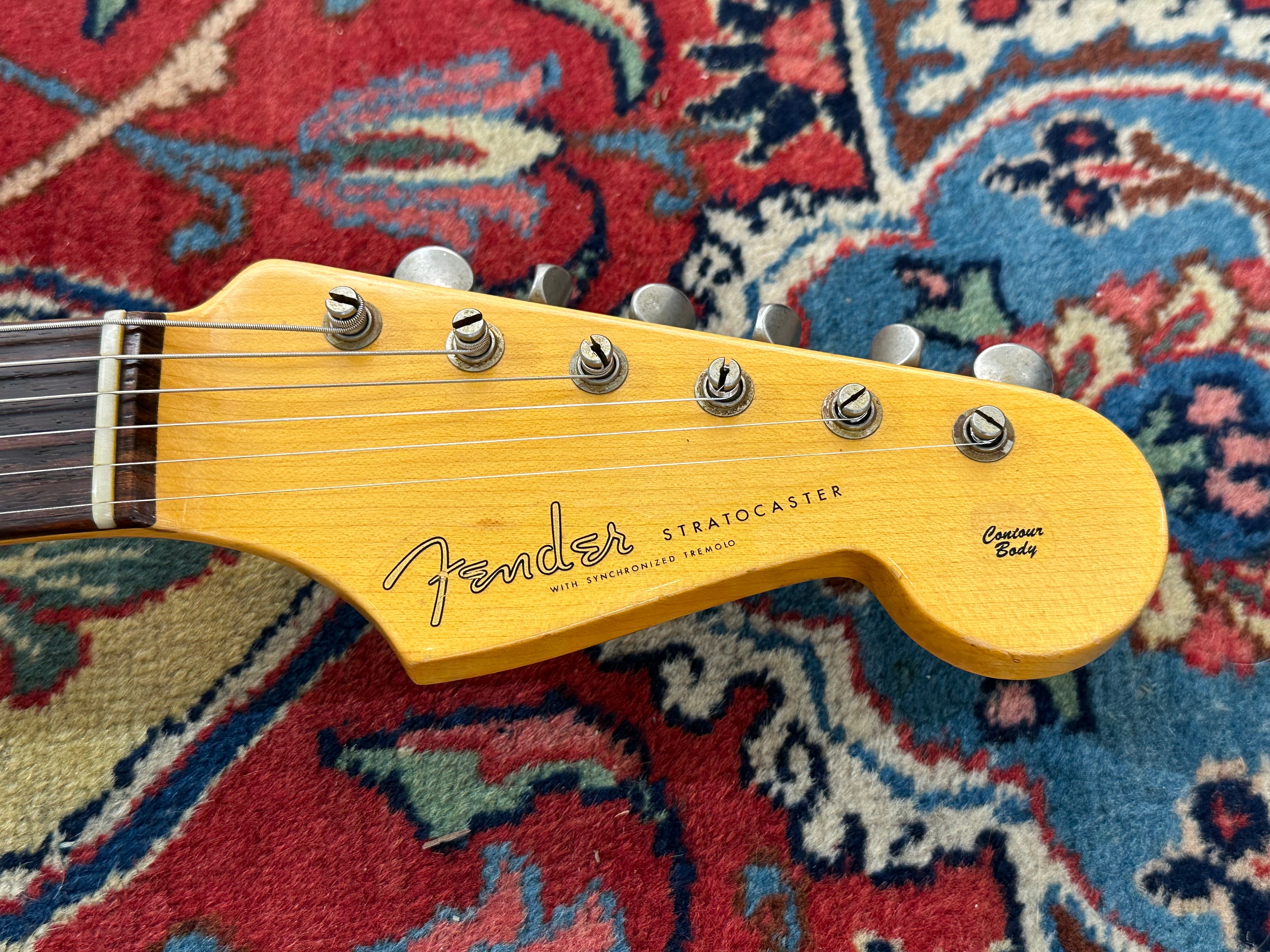 Fender Custom Shop '60 Duo Tone LTD Relic Abigail Ybarra Pickups Stratocaster 2012 Vintage White