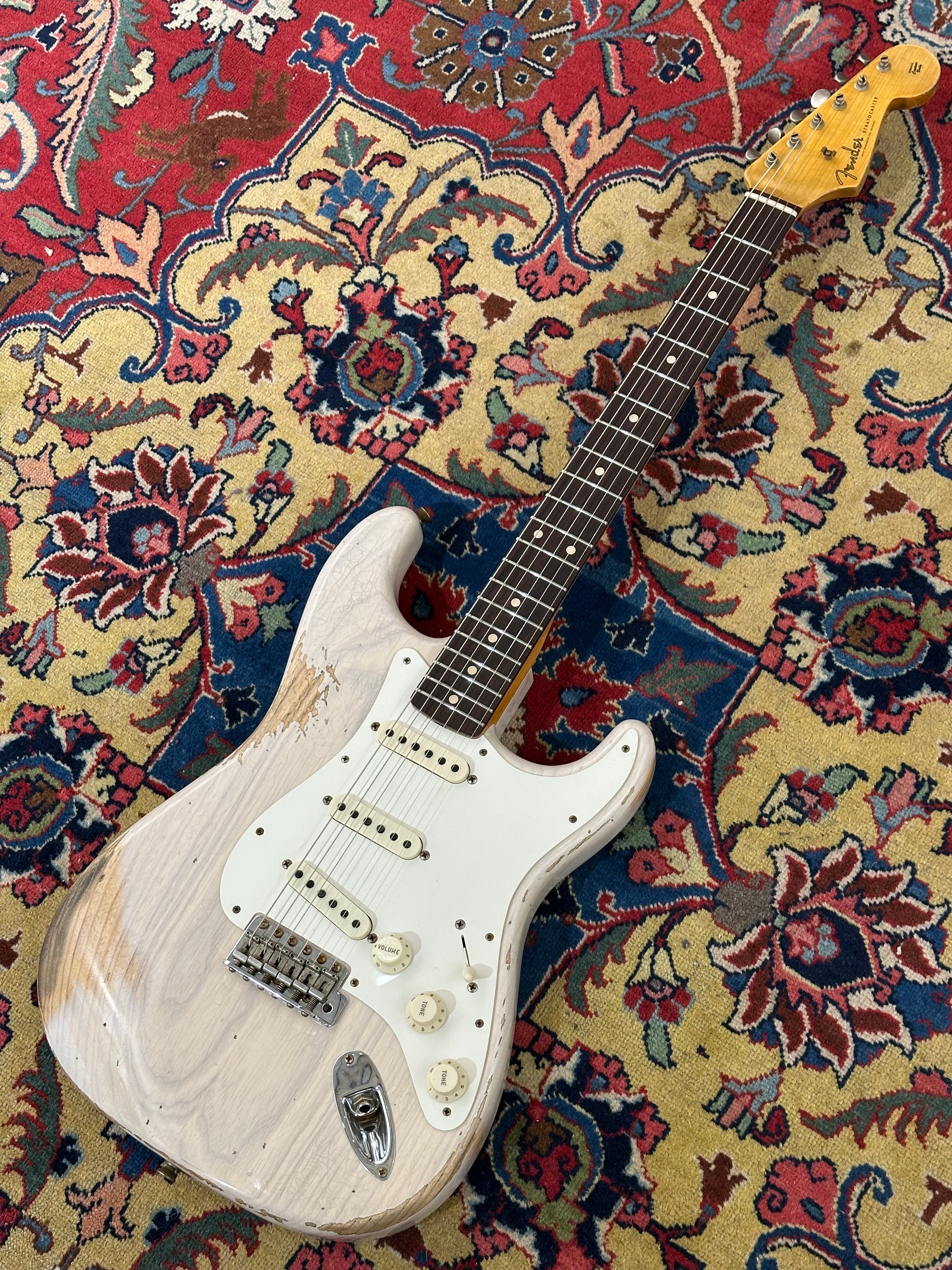 Fender Custom Shop '59 Heavy Relic Stratocaster 2022 Aged White Blonde