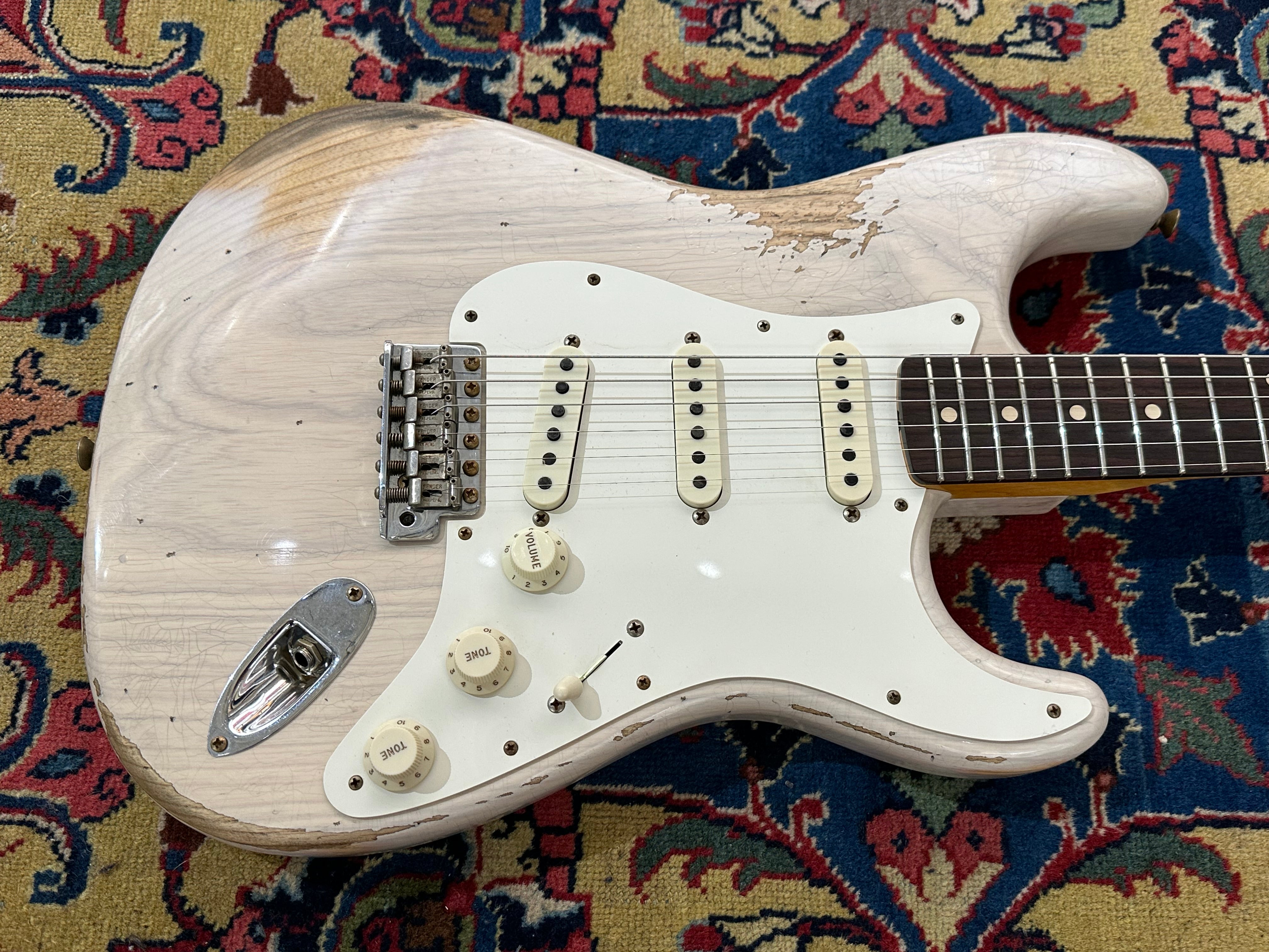 Fender Custom Shop '59 Heavy Relic Stratocaster 2022 Aged White Blonde