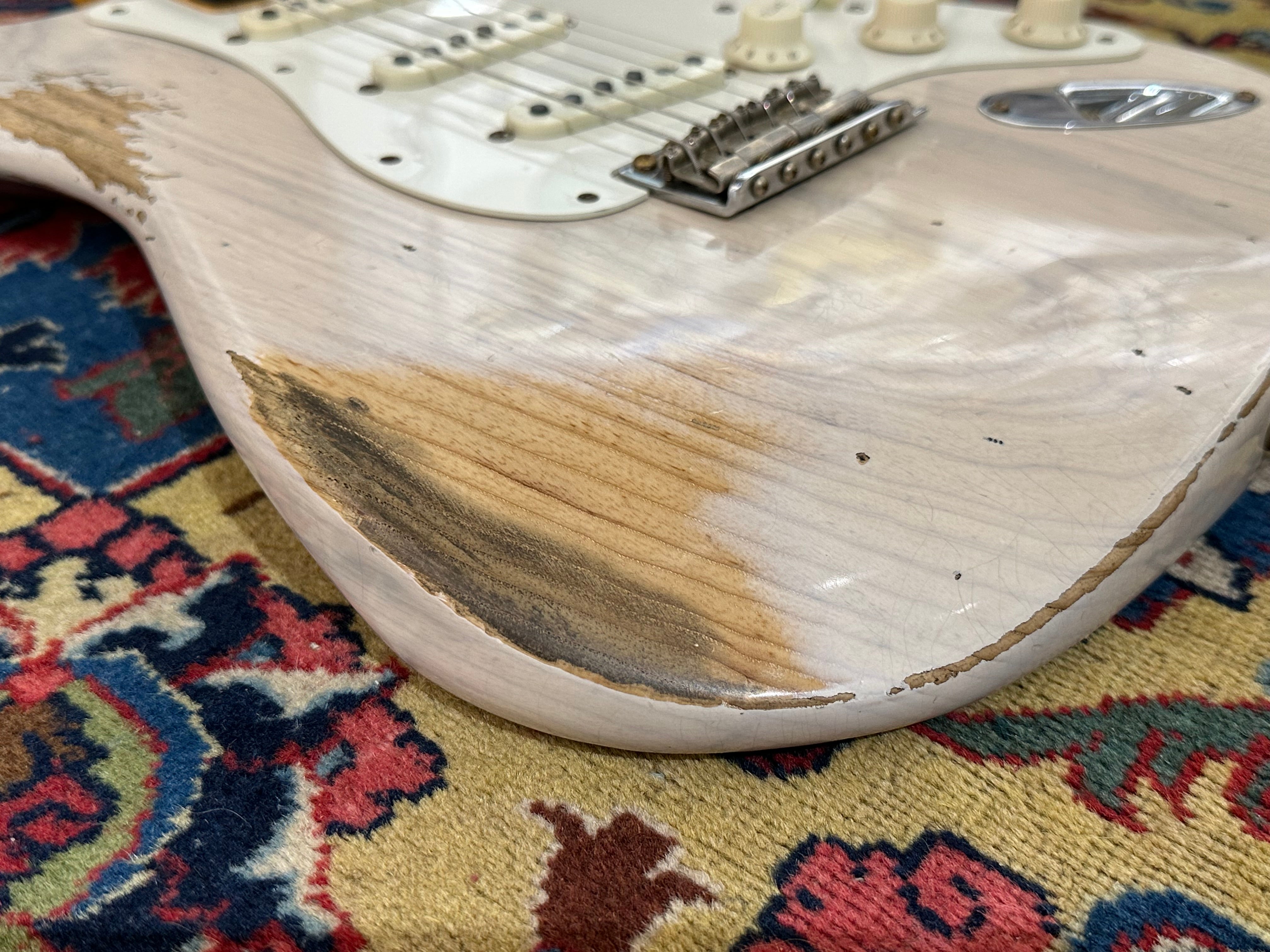 Fender Custom Shop '59 Heavy Relic Stratocaster 2022 Aged White Blonde
