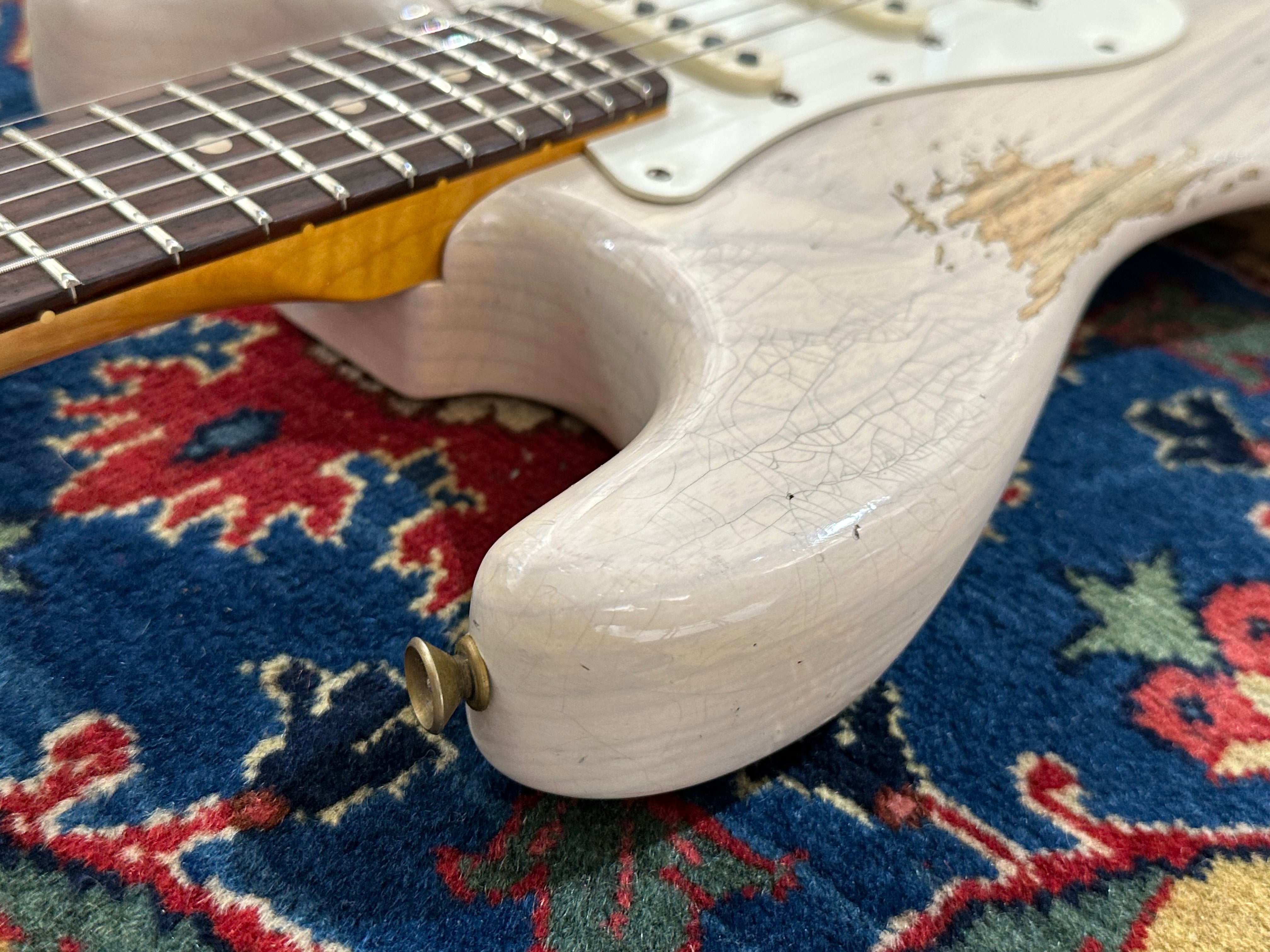 Fender Custom Shop '59 Heavy Relic Stratocaster 2022 Aged White Blonde