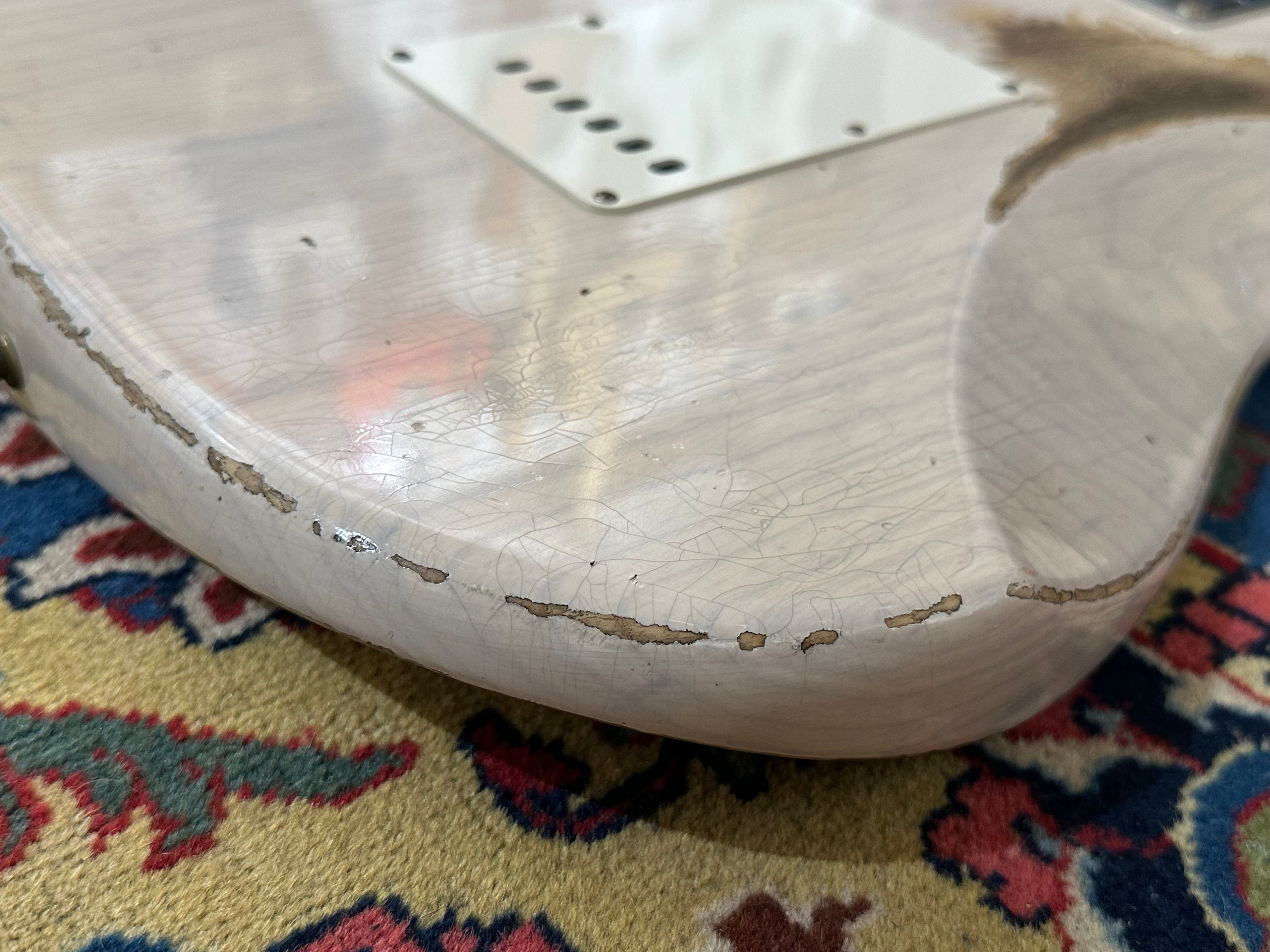 Fender Custom Shop '59 Heavy Relic Stratocaster 2022 Aged White Blonde