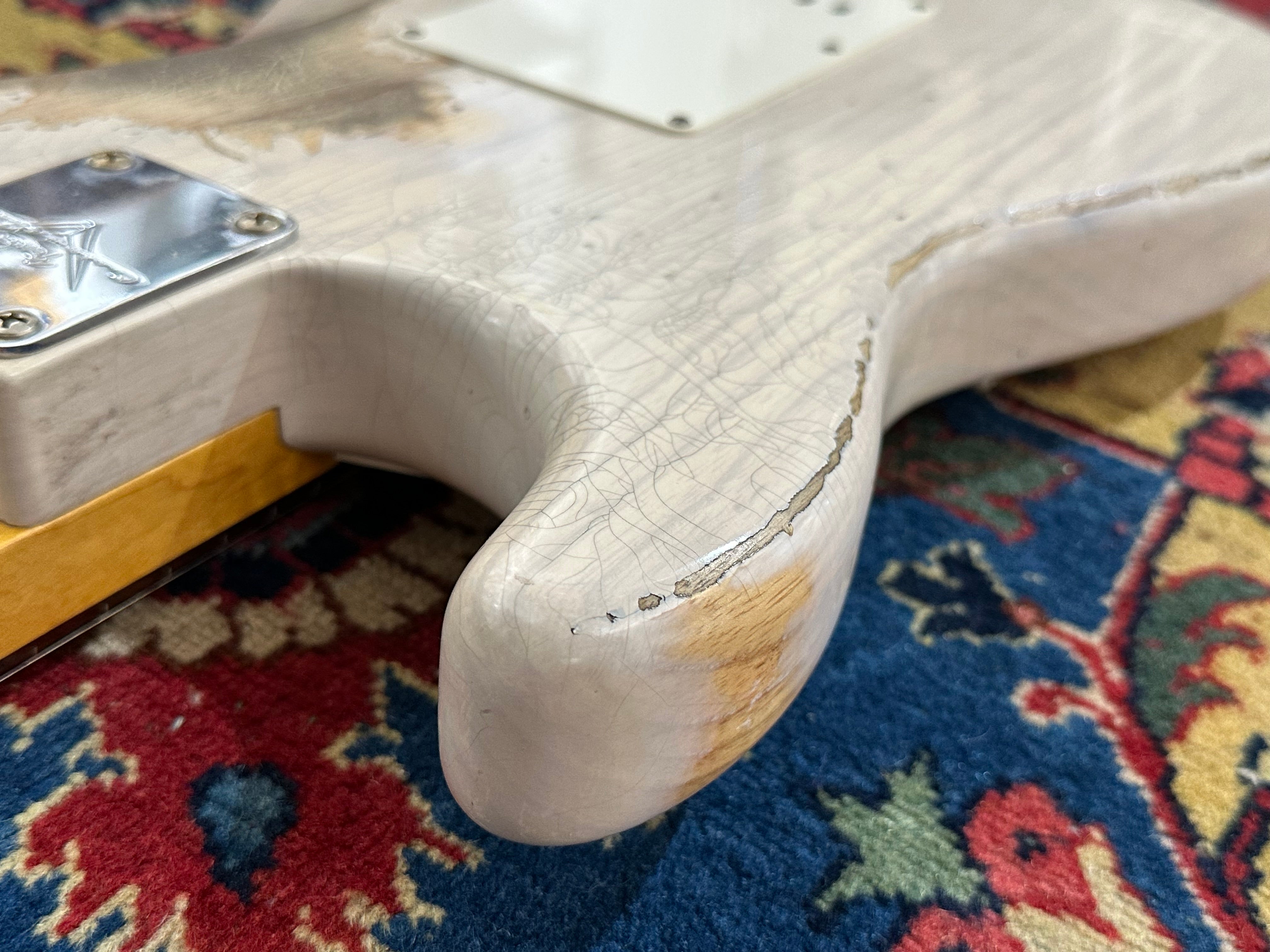 Fender Custom Shop '59 Heavy Relic Stratocaster 2022 Aged White Blonde