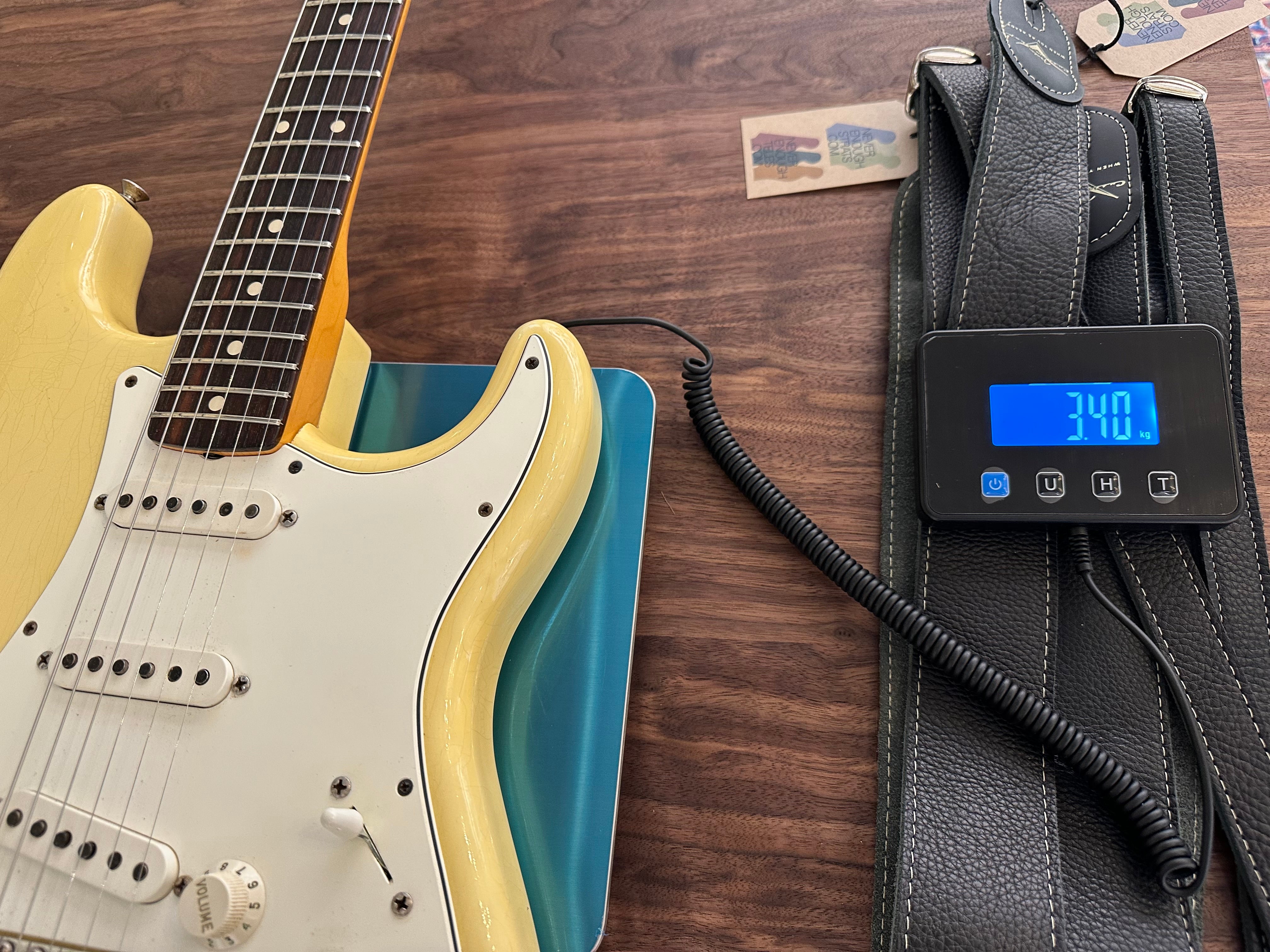 Fender Custom Shop '60 Duo Tone LTD Relic Abigail Ybarra Pickups Stratocaster 2012 Vintage White