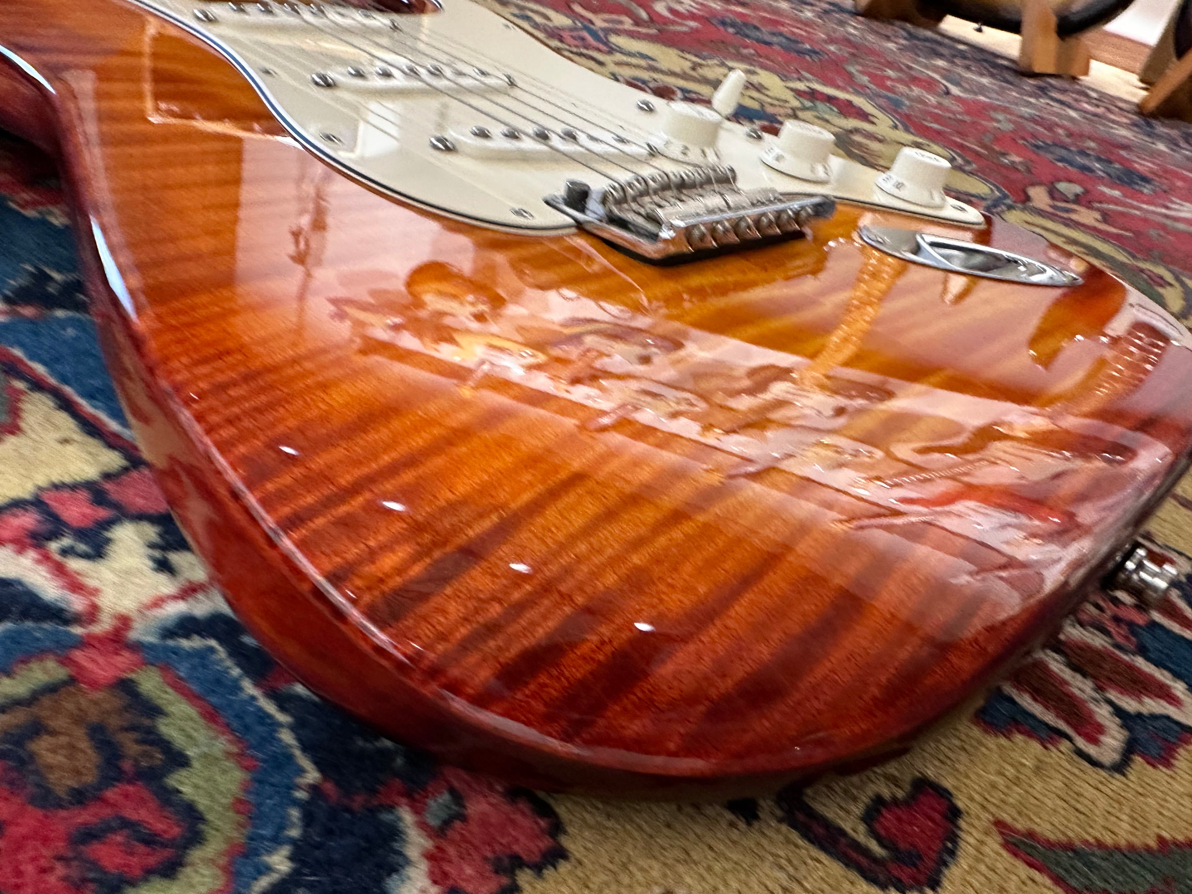 Fender American Select Stratocaster 2012 Dark Cherry Burst