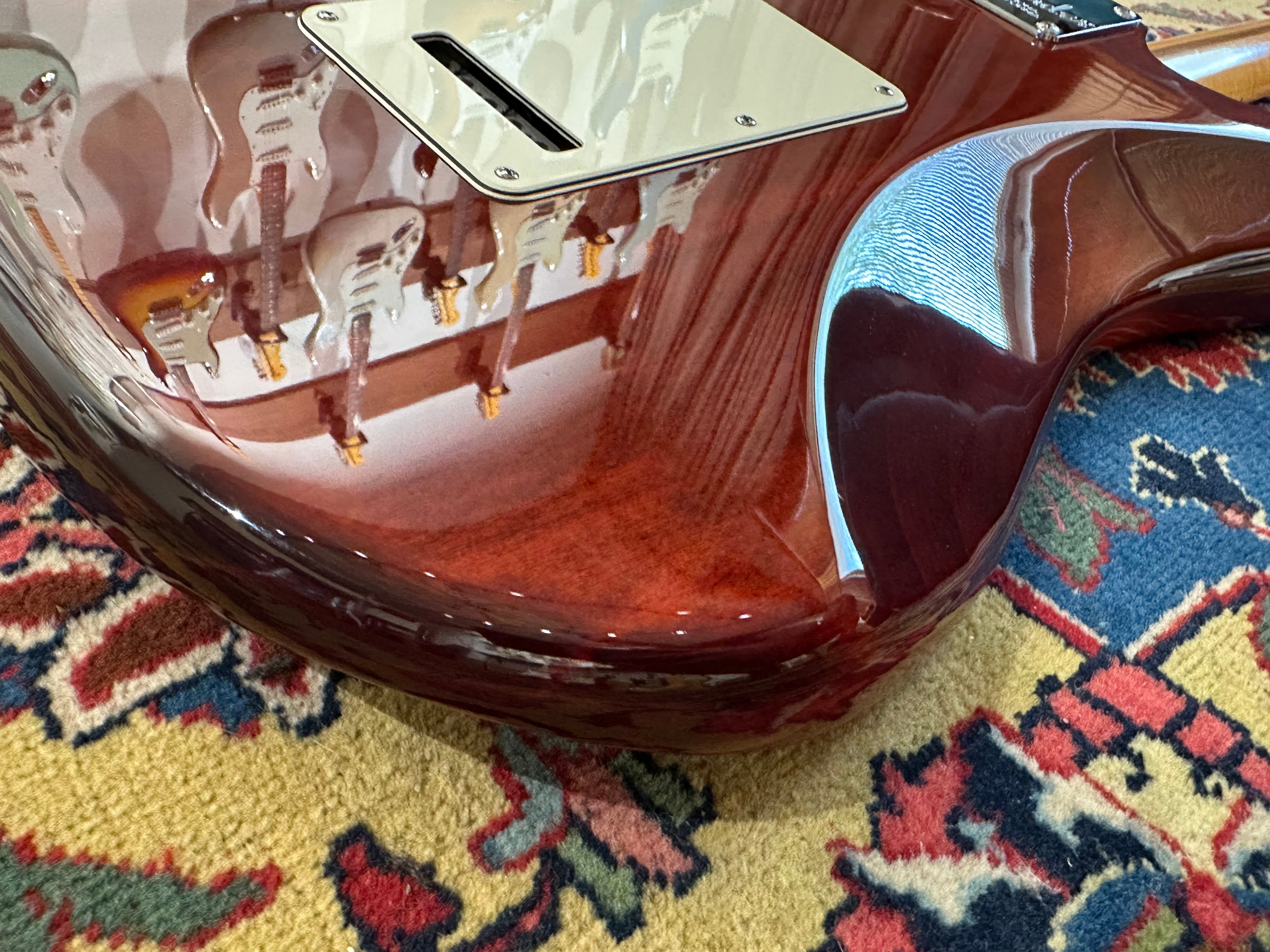 Fender American Select Stratocaster 2012 Dark Cherry Burst