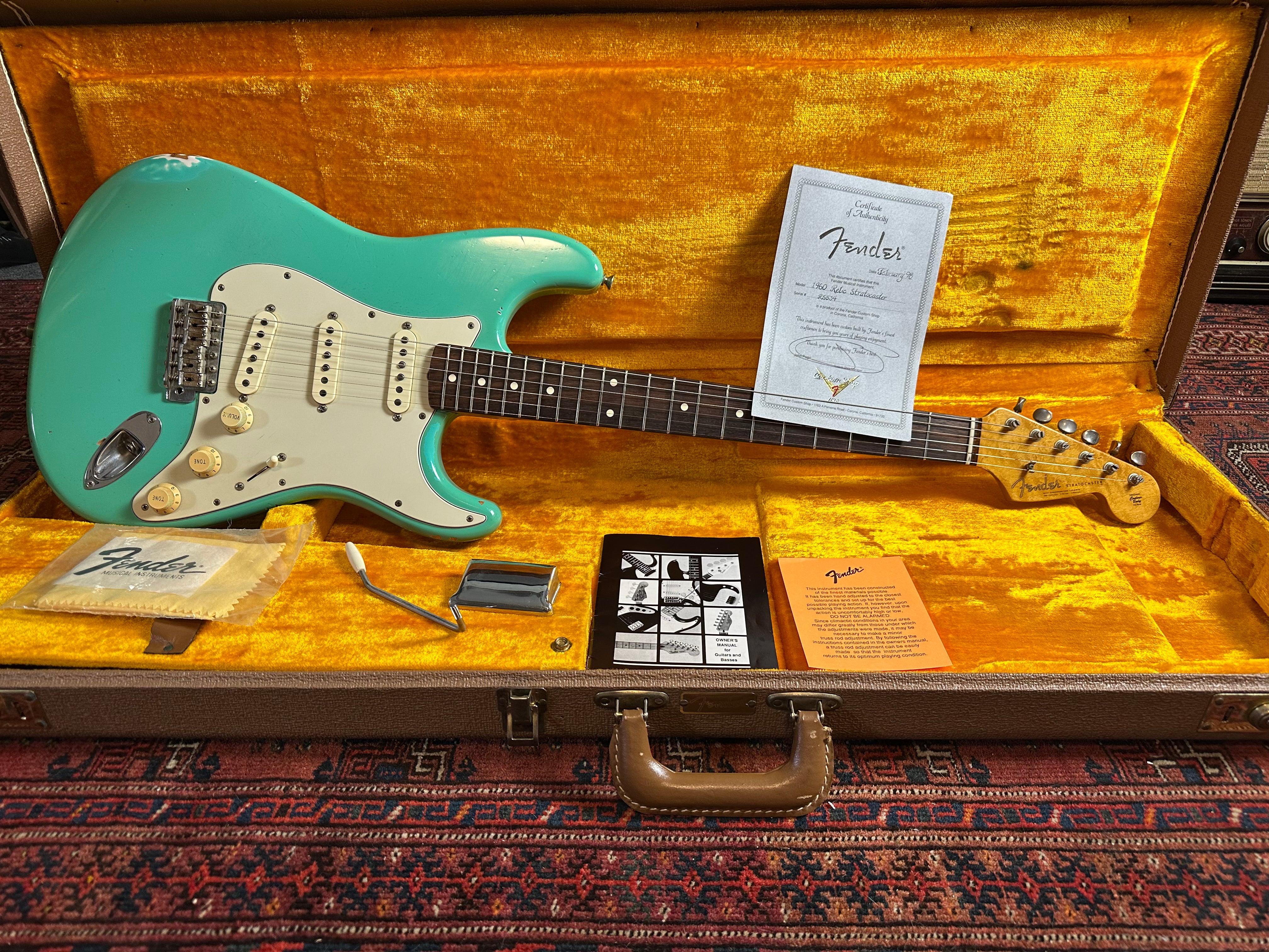 Fender Custom Shop '60 Cunetto Relic LTD Stratocaster 1997 Seafoam Green