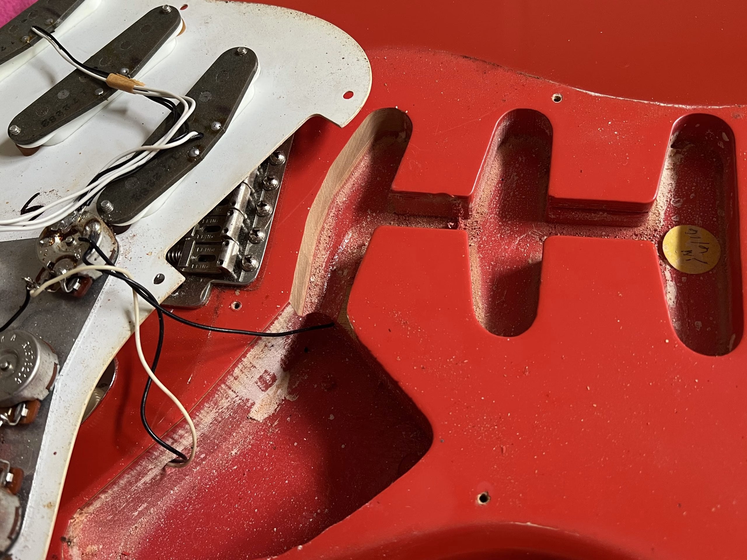 SOLD - 1982 Vintage Reissue '57 Stratocaster Fiesta Red