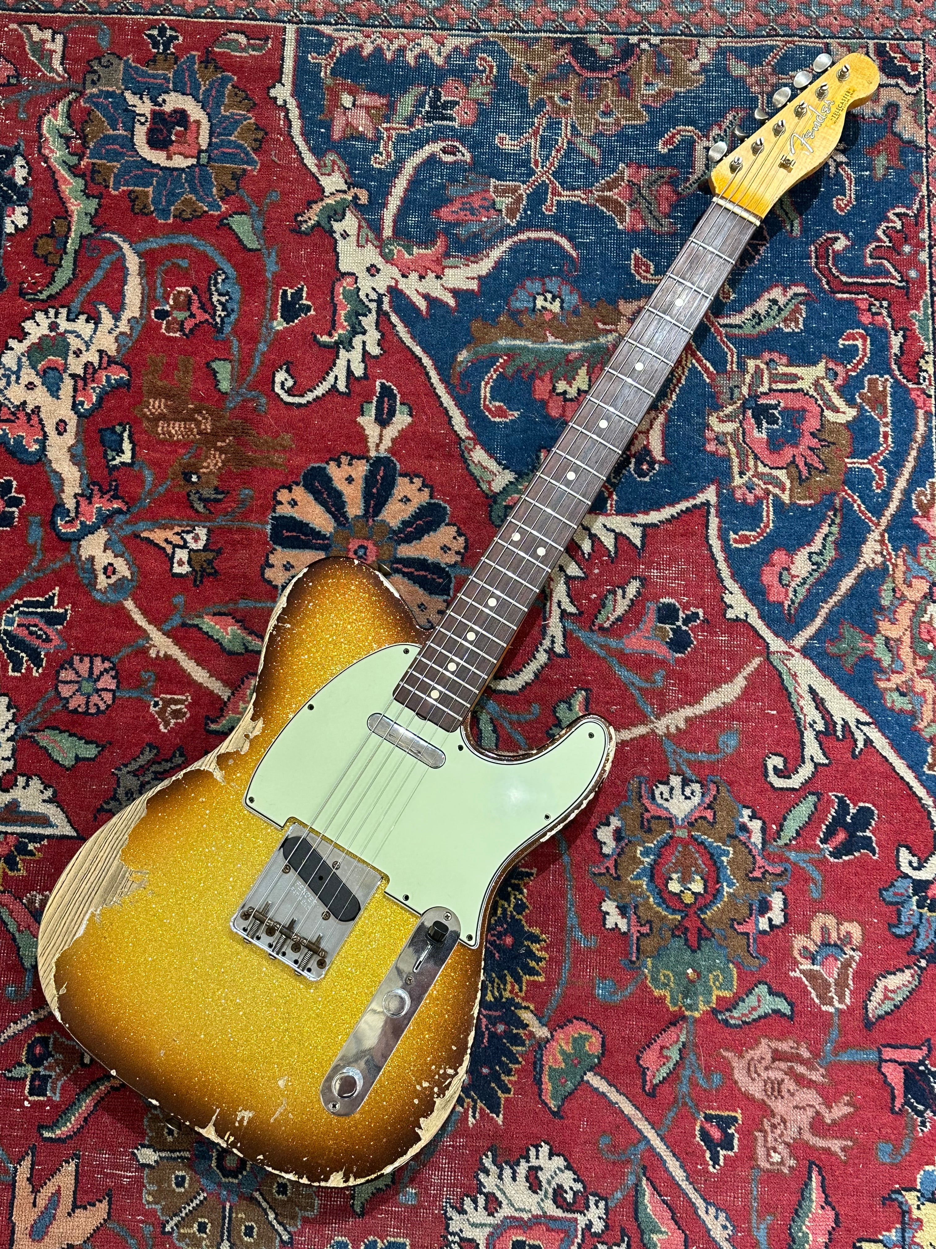 Fender Custom Shop '63 Heavy Relic Telecaster 2021 Sparkle Sunburst