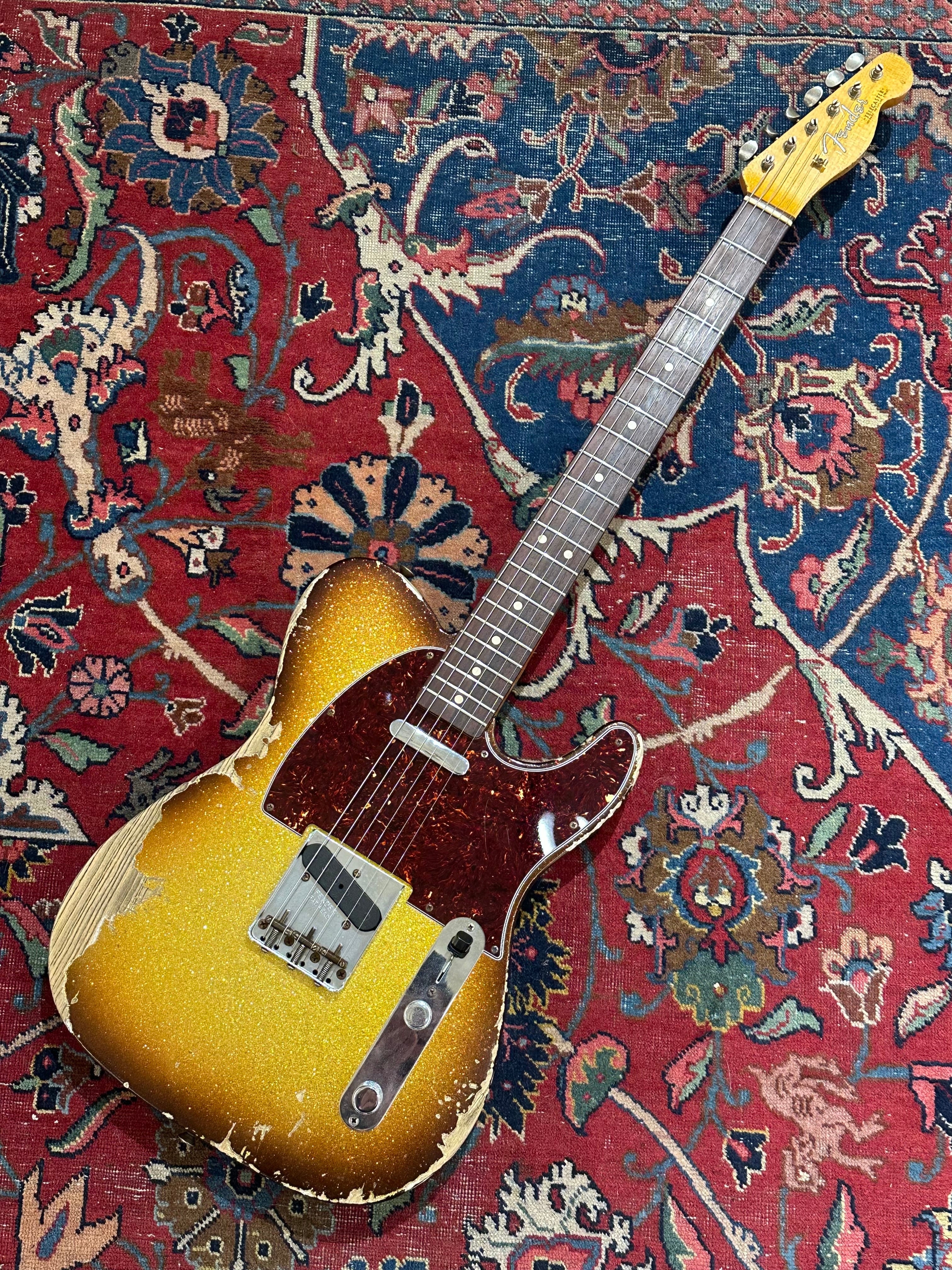 Fender Custom Shop '63 Heavy Relic Telecaster 2021 Sparkle Sunburst