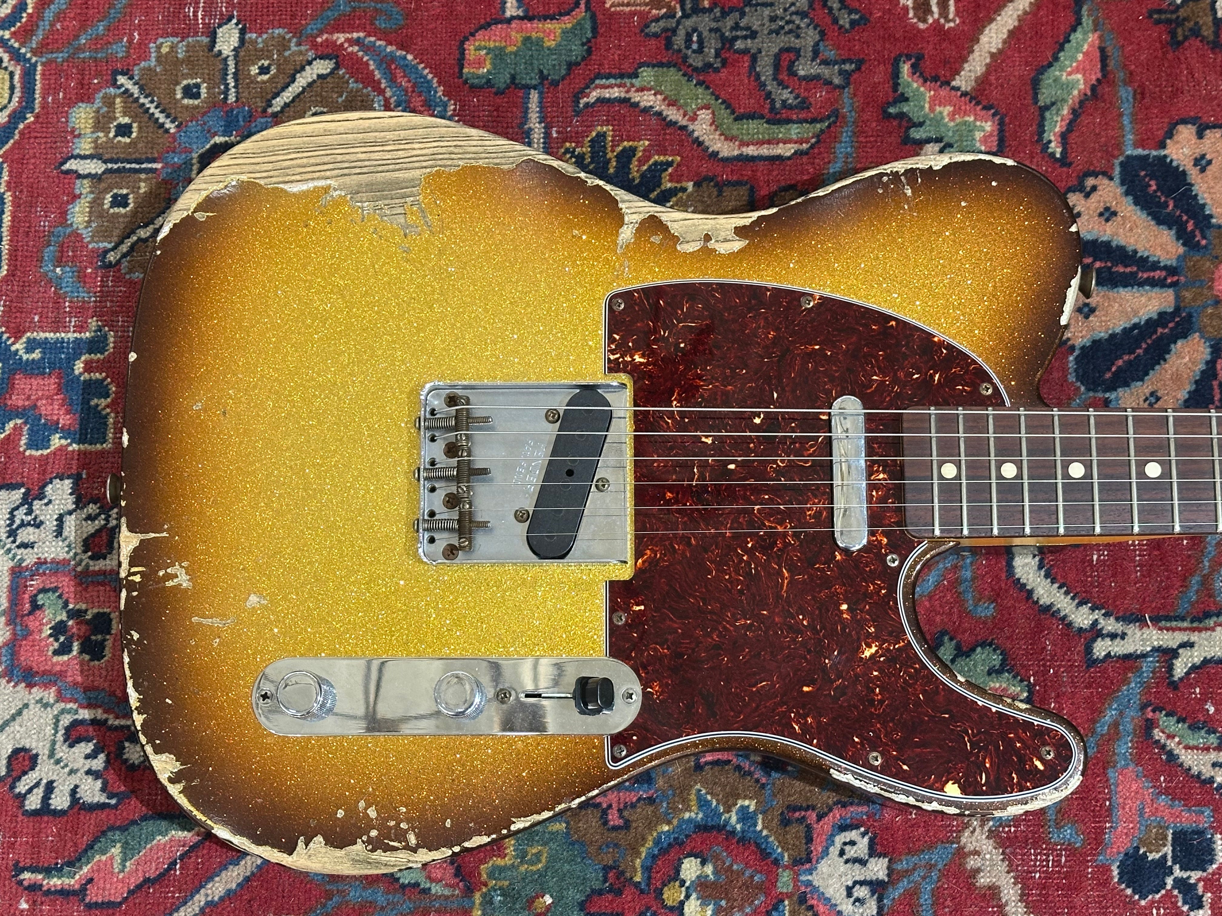Fender Custom Shop '63 Heavy Relic Telecaster 2021 Sparkle Sunburst