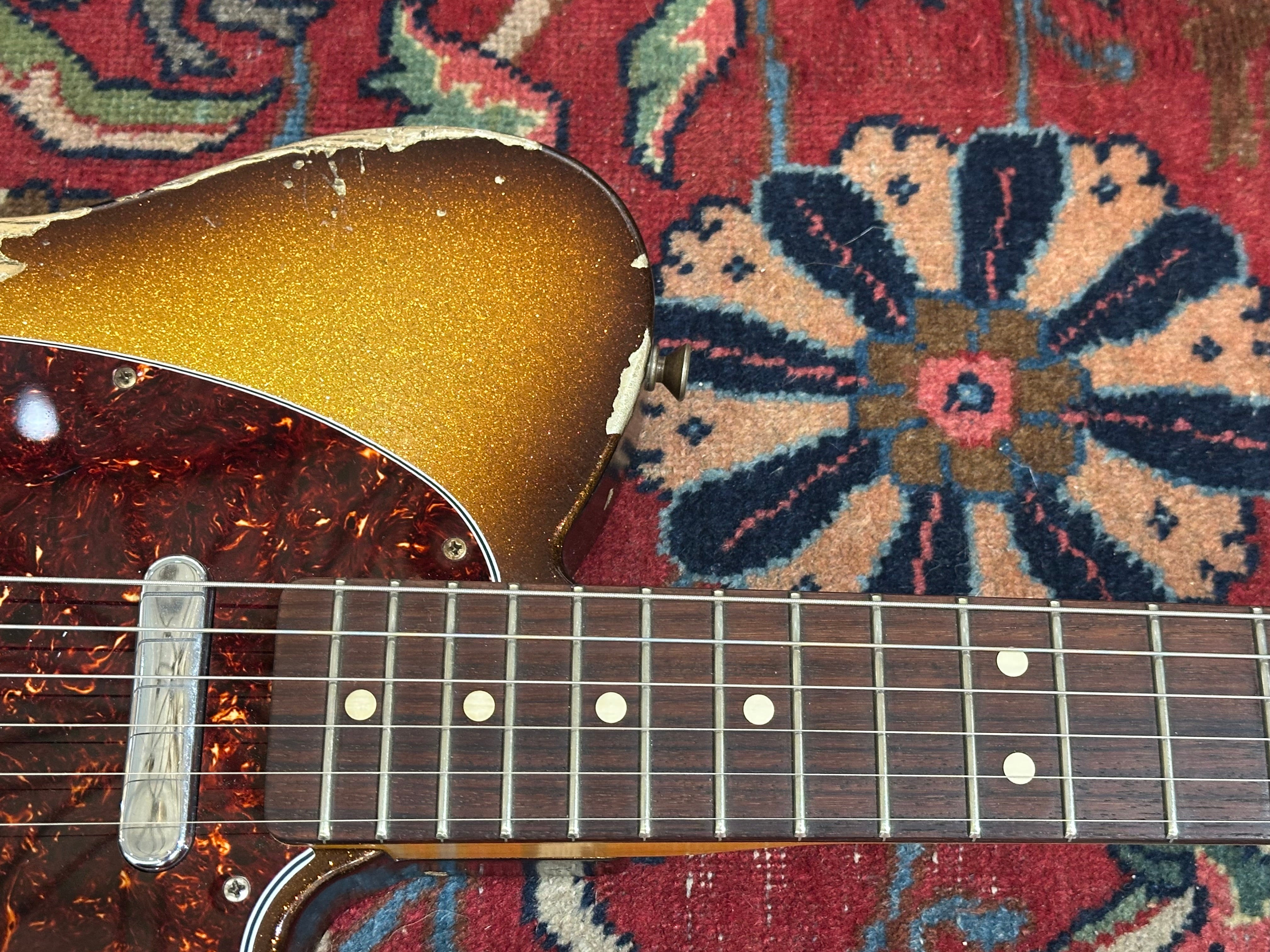 Fender Custom Shop '63 Heavy Relic Telecaster 2021 Sparkle Sunburst