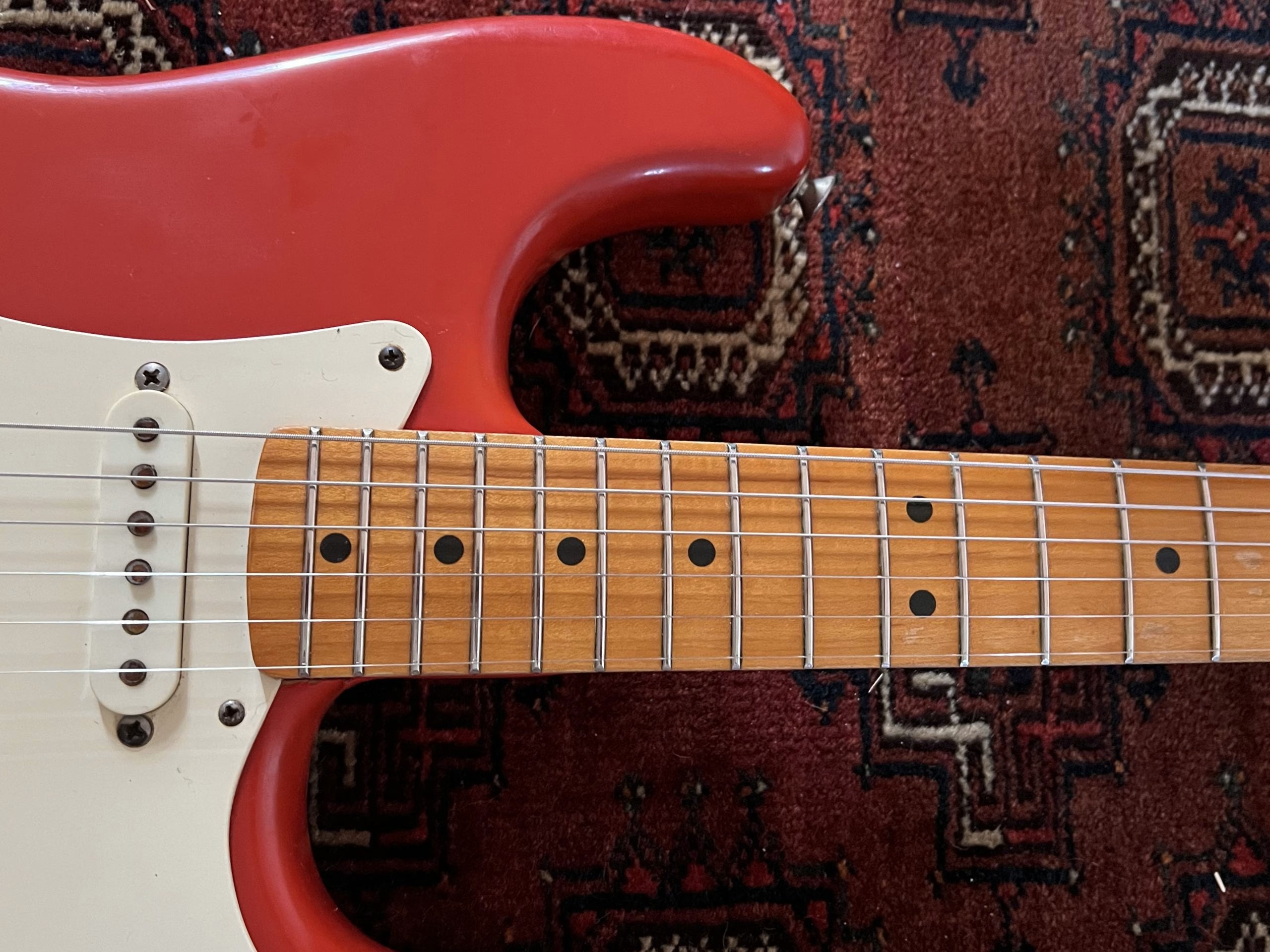SOLD - 1982 Vintage Reissue '57 Stratocaster Fiesta Red
