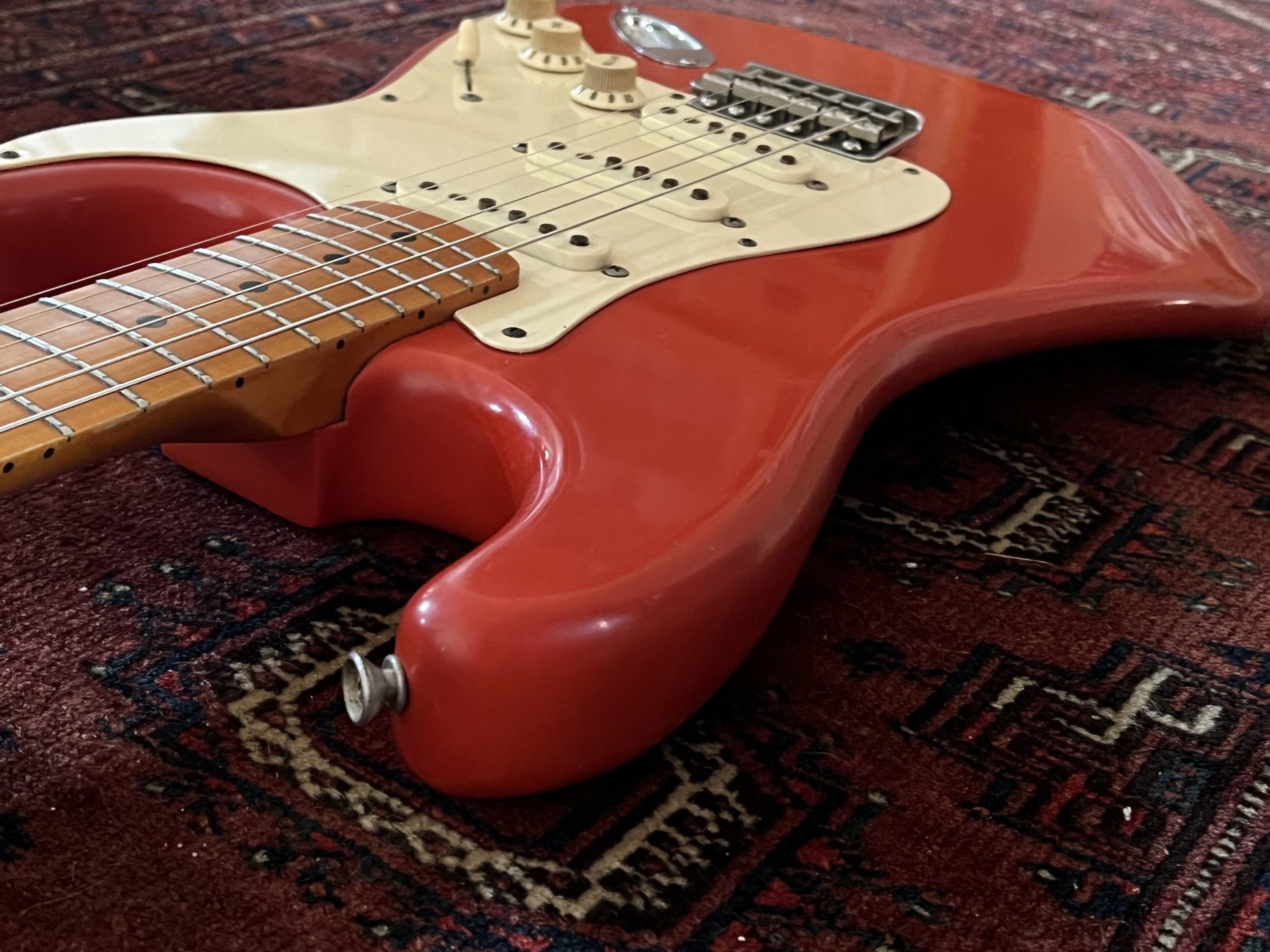 SOLD - 1982 Vintage Reissue '57 Stratocaster Fiesta Red