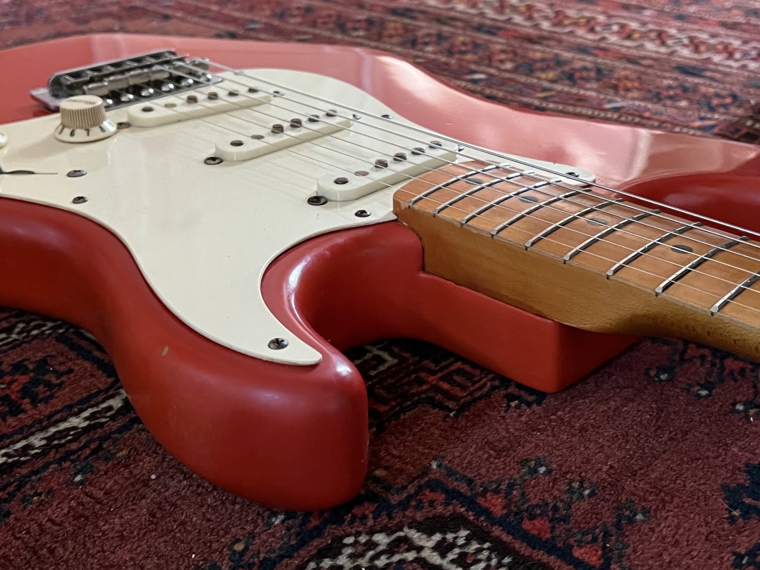 SOLD - 1982 Vintage Reissue '57 Stratocaster Fiesta Red