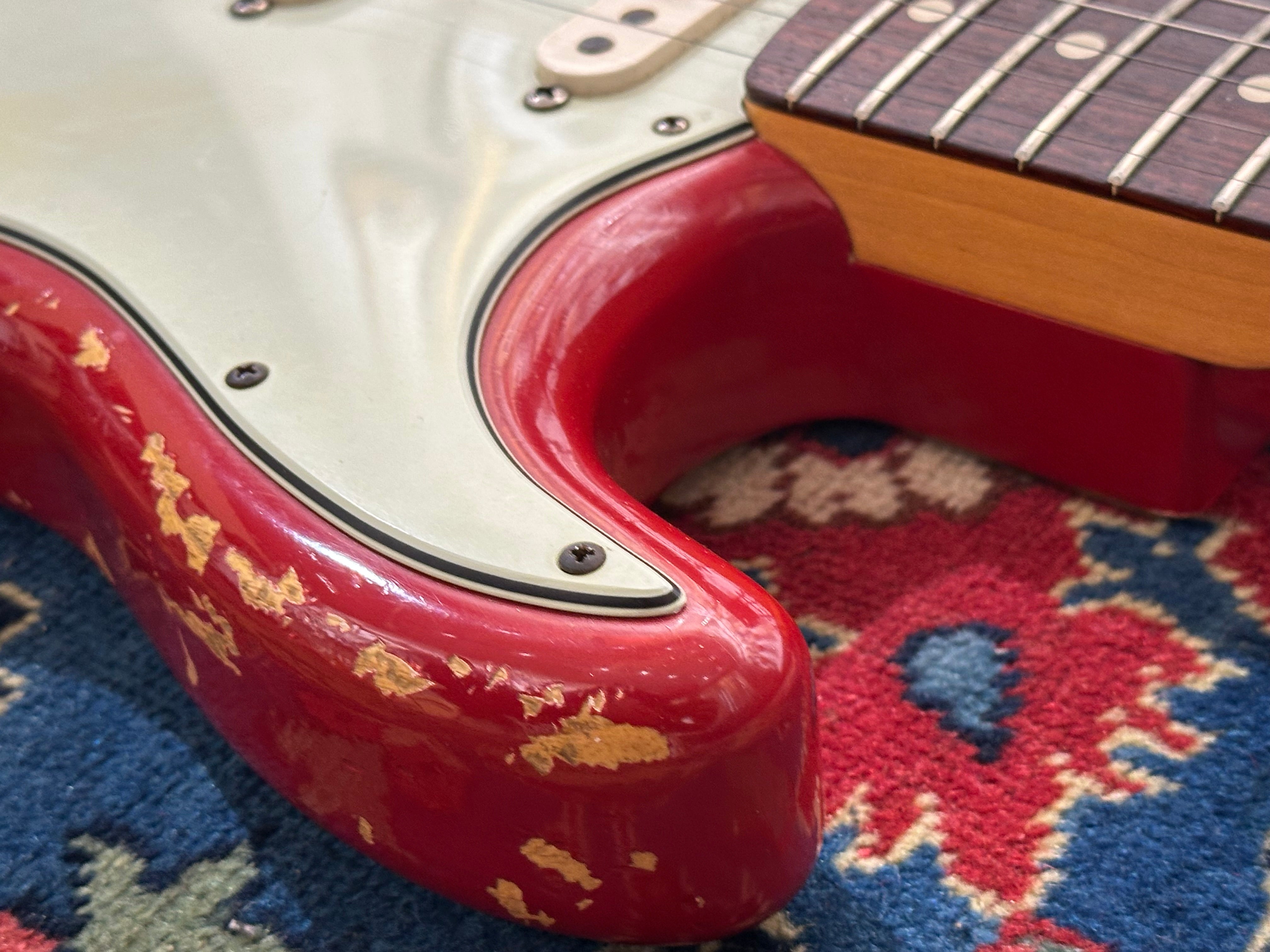 SOLD - Fender Custom Shop '62 NAMM LTD Heavy Relic Stratocaster 2007 Dakota Red