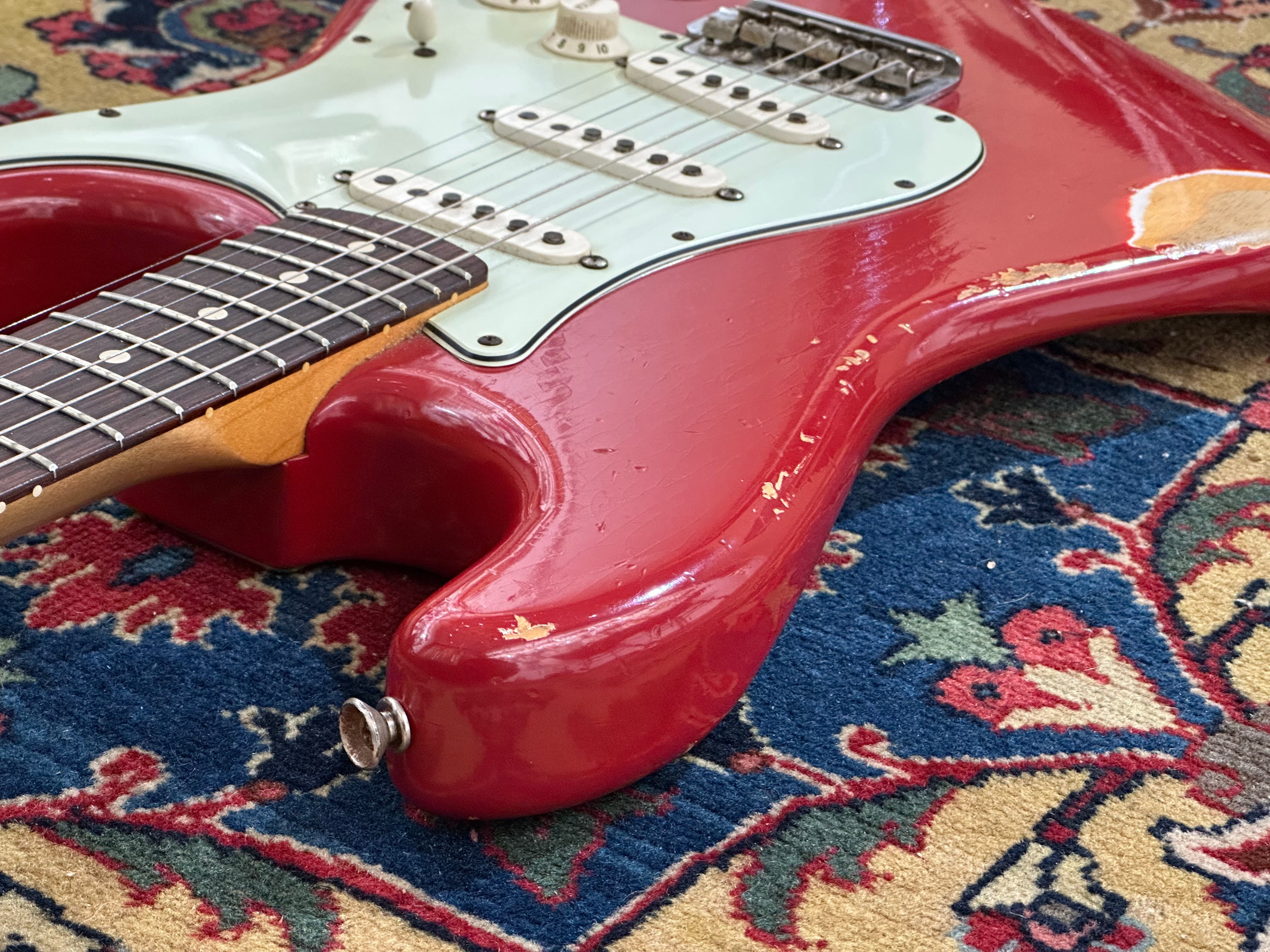 SOLD - Fender Custom Shop '62 NAMM LTD Heavy Relic Stratocaster 2007 Dakota Red