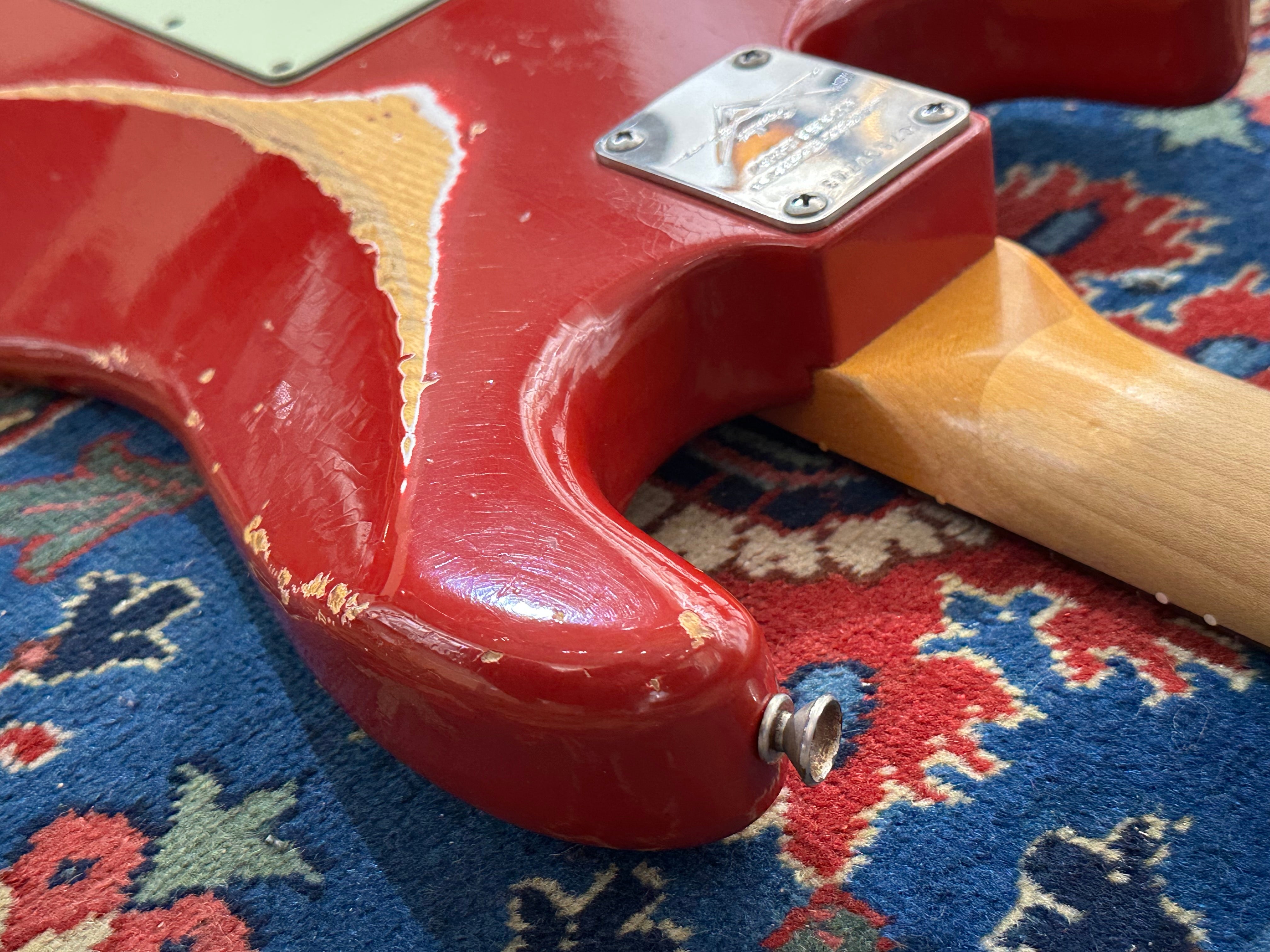 SOLD - Fender Custom Shop '62 NAMM LTD Heavy Relic Stratocaster 2007 Dakota Red