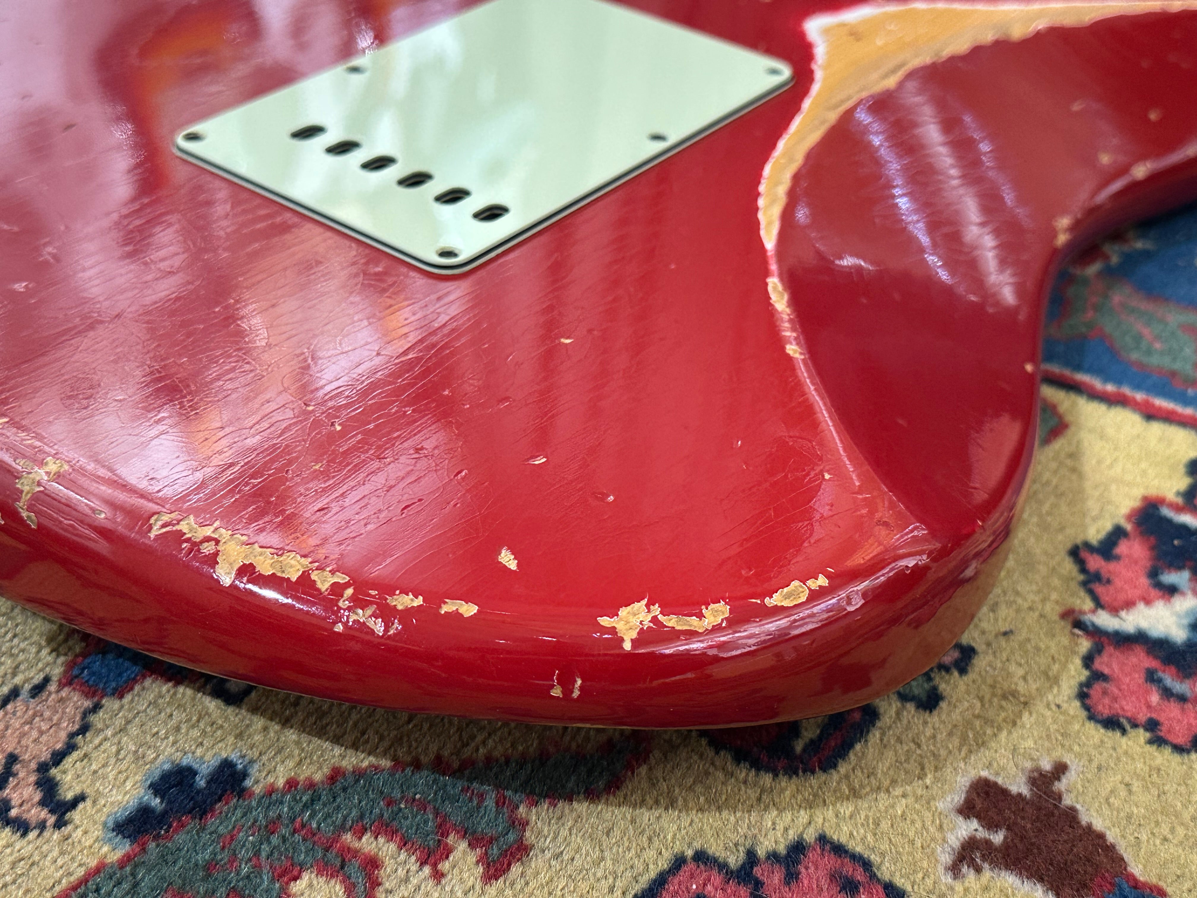 SOLD - Fender Custom Shop '62 NAMM LTD Heavy Relic Stratocaster 2007 Dakota Red