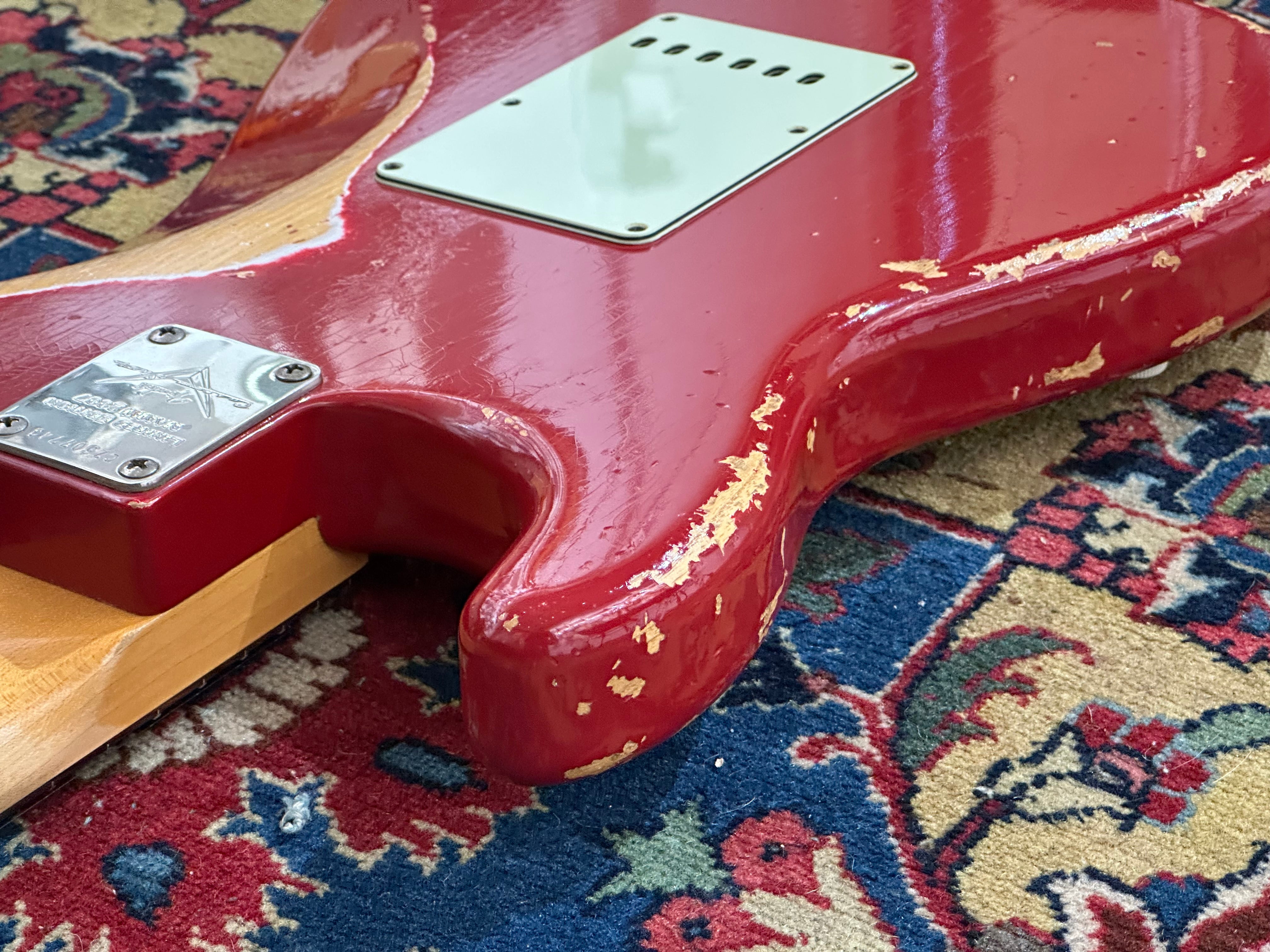 SOLD - Fender Custom Shop '62 NAMM LTD Heavy Relic Stratocaster 2007 Dakota Red