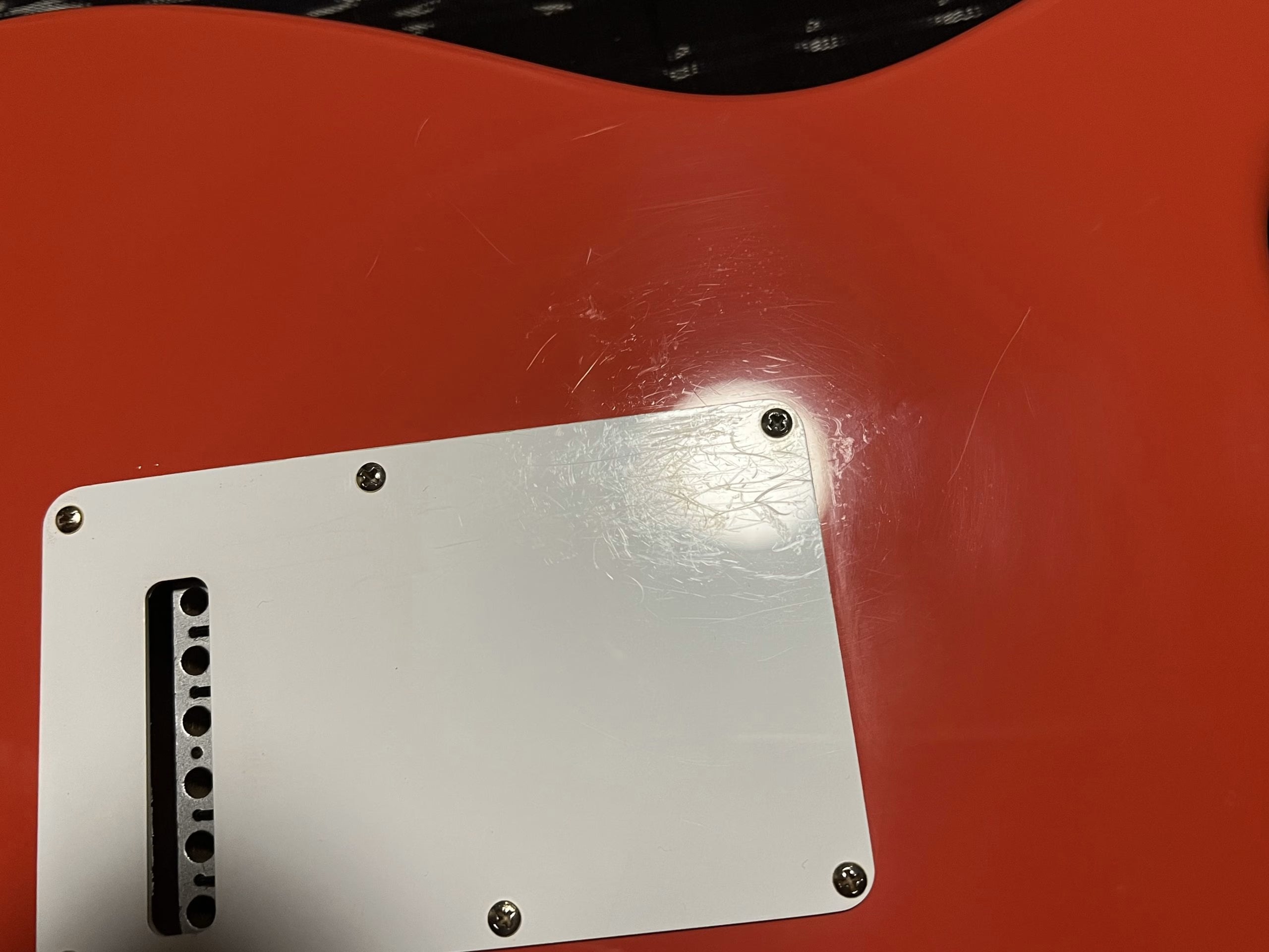 SOLD - 1992 Custom Shop Hank Marvin Signature Limited Edition Stratocaster Fiesta Red