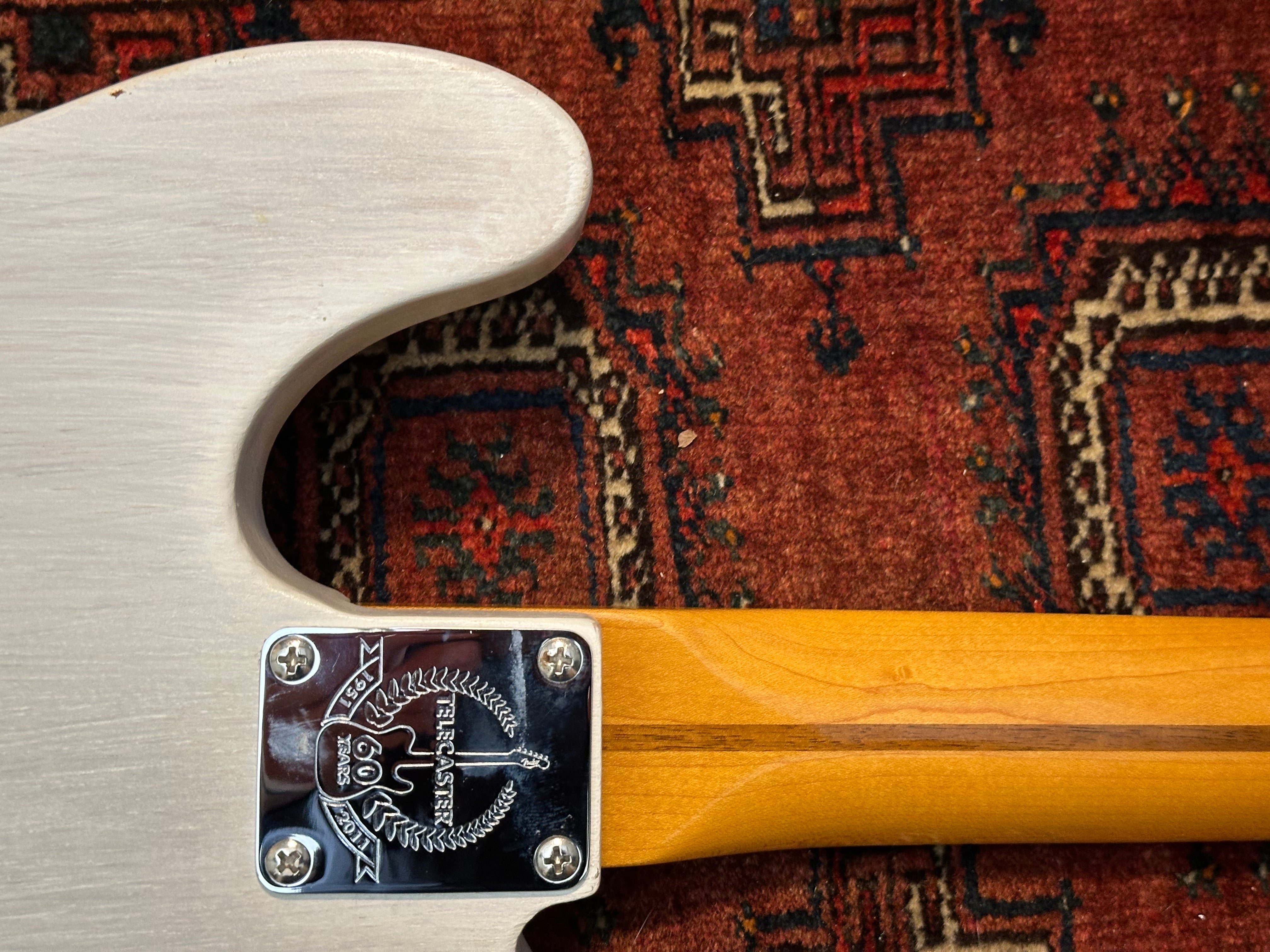 Fender "Tele-bration" LTD 60th Anniversary Old Pine Telecaster 2011 Whitewash
