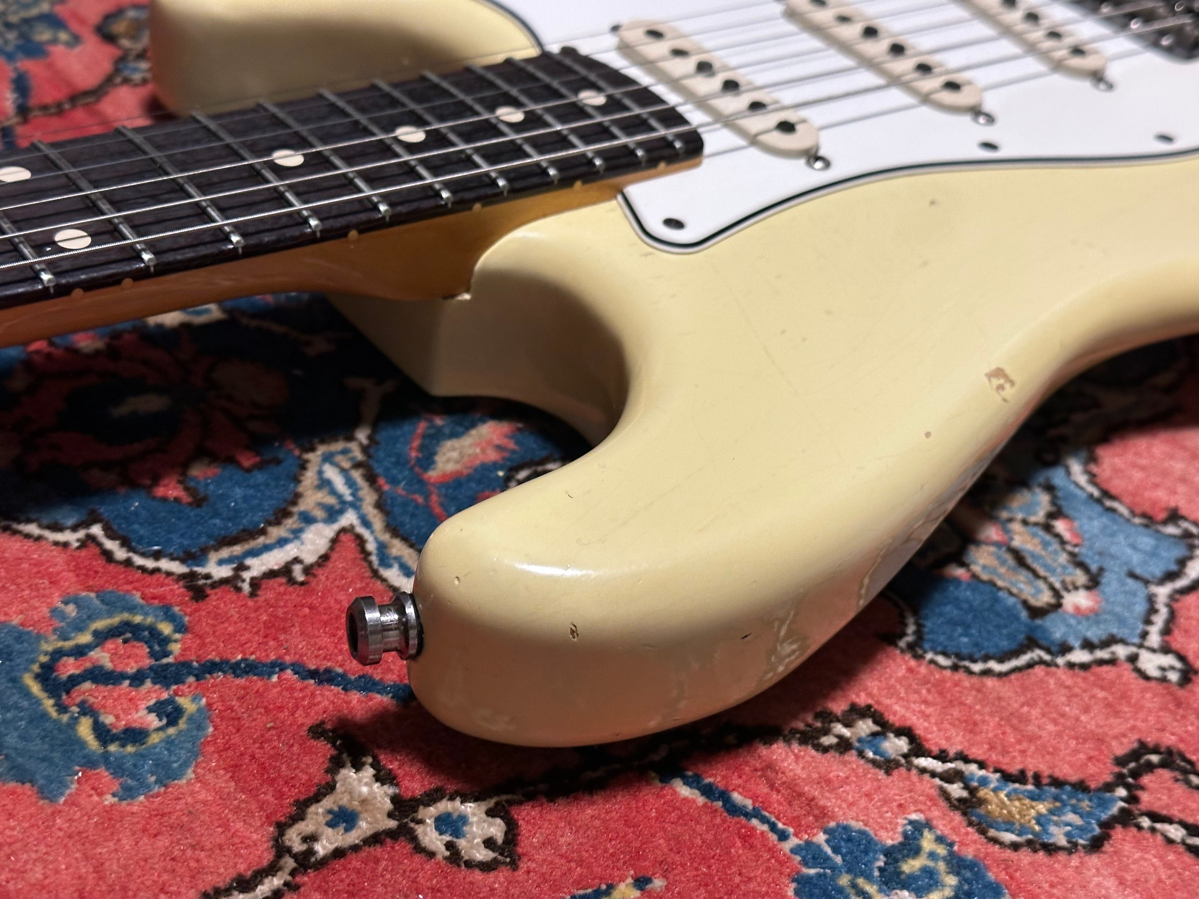 Fender Custom Shop '60 Duo Tone LTD Relic Abigail Ybarra Pickups Stratocaster 2012 Vintage White