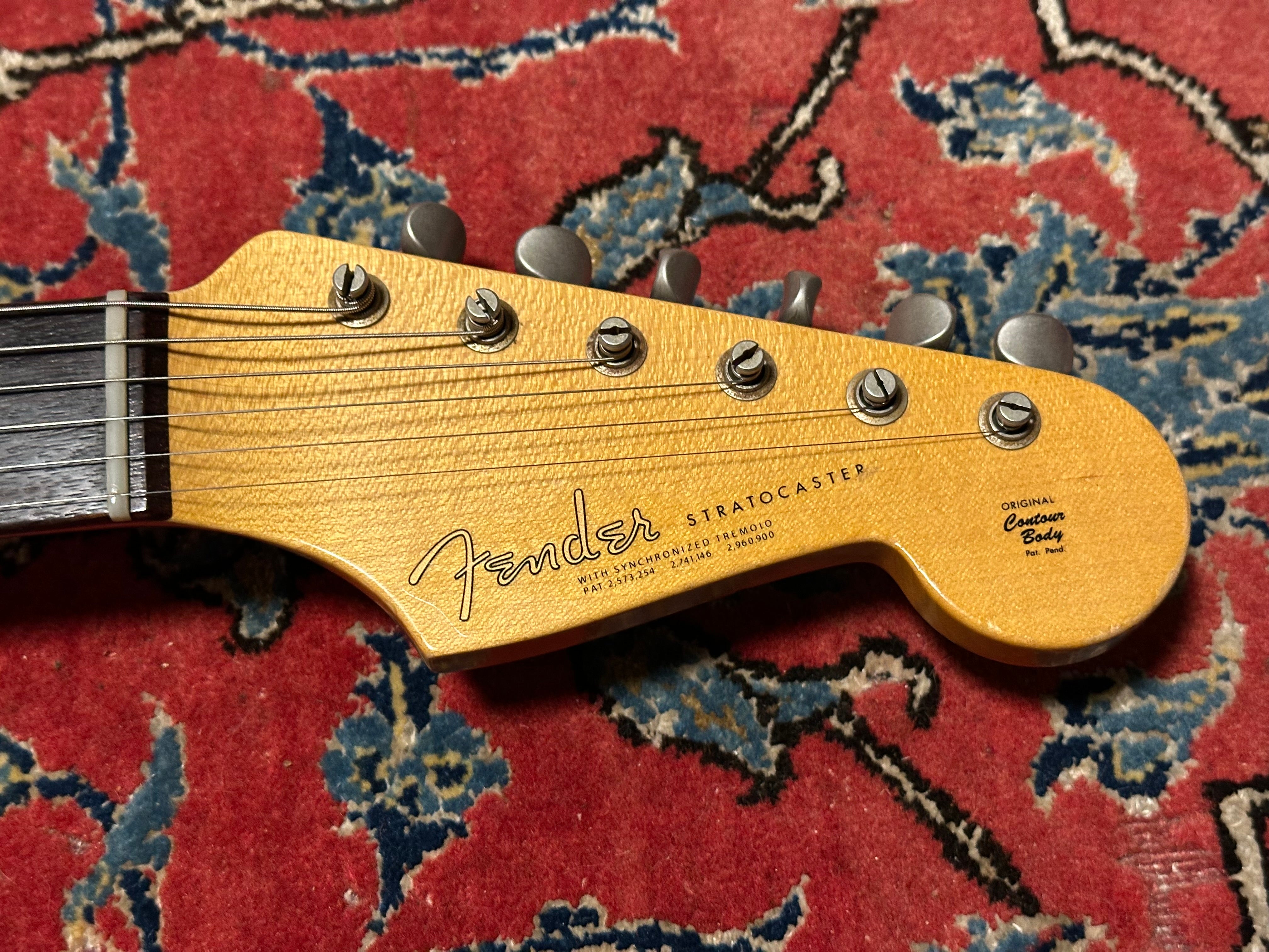 Fender Custom Shop '60 Duo Tone LTD Relic Abigail Ybarra Pickups Stratocaster 2012 Vintage White