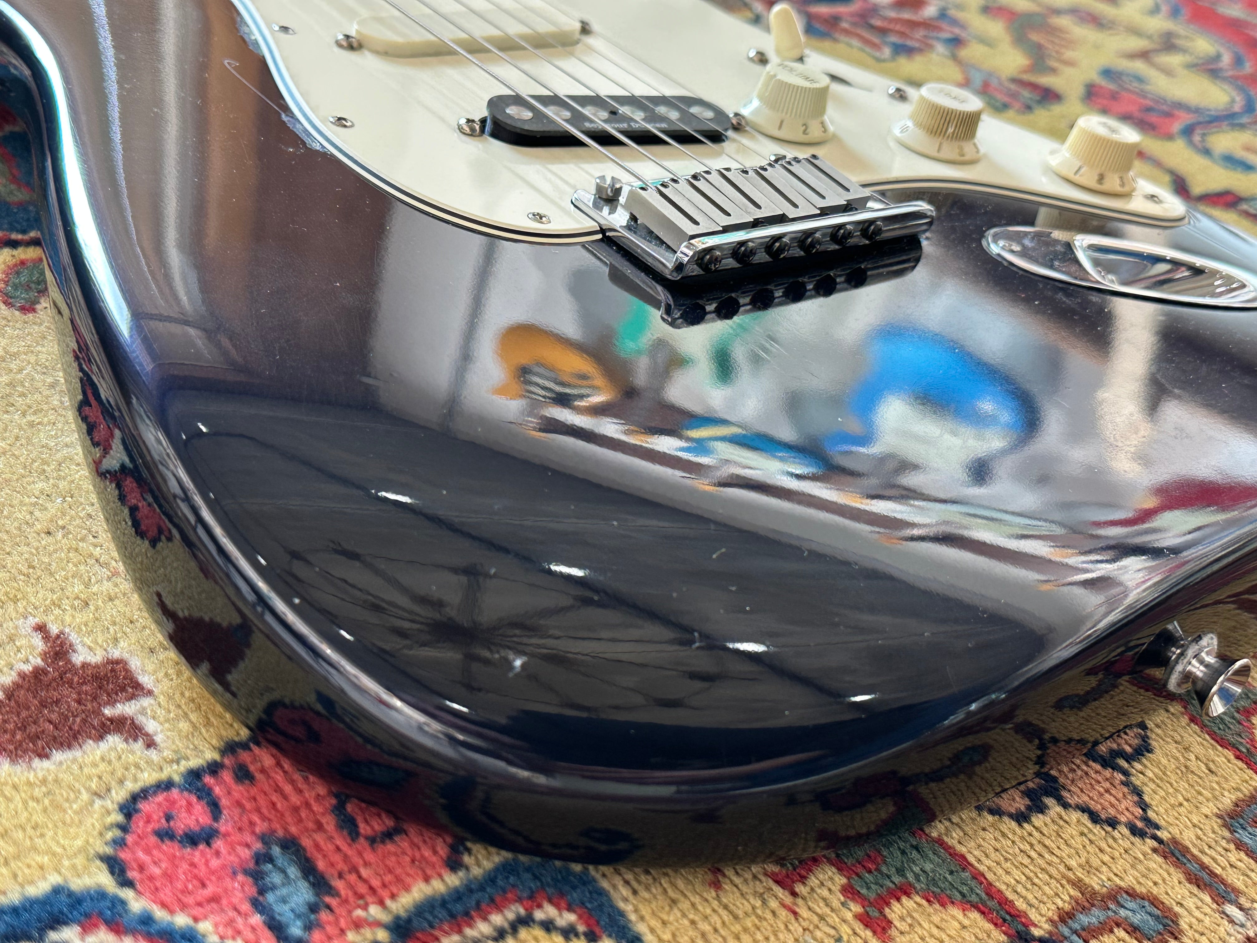 Fender Strat Plus Stratocaster 1992 Refinished Midnight Blue