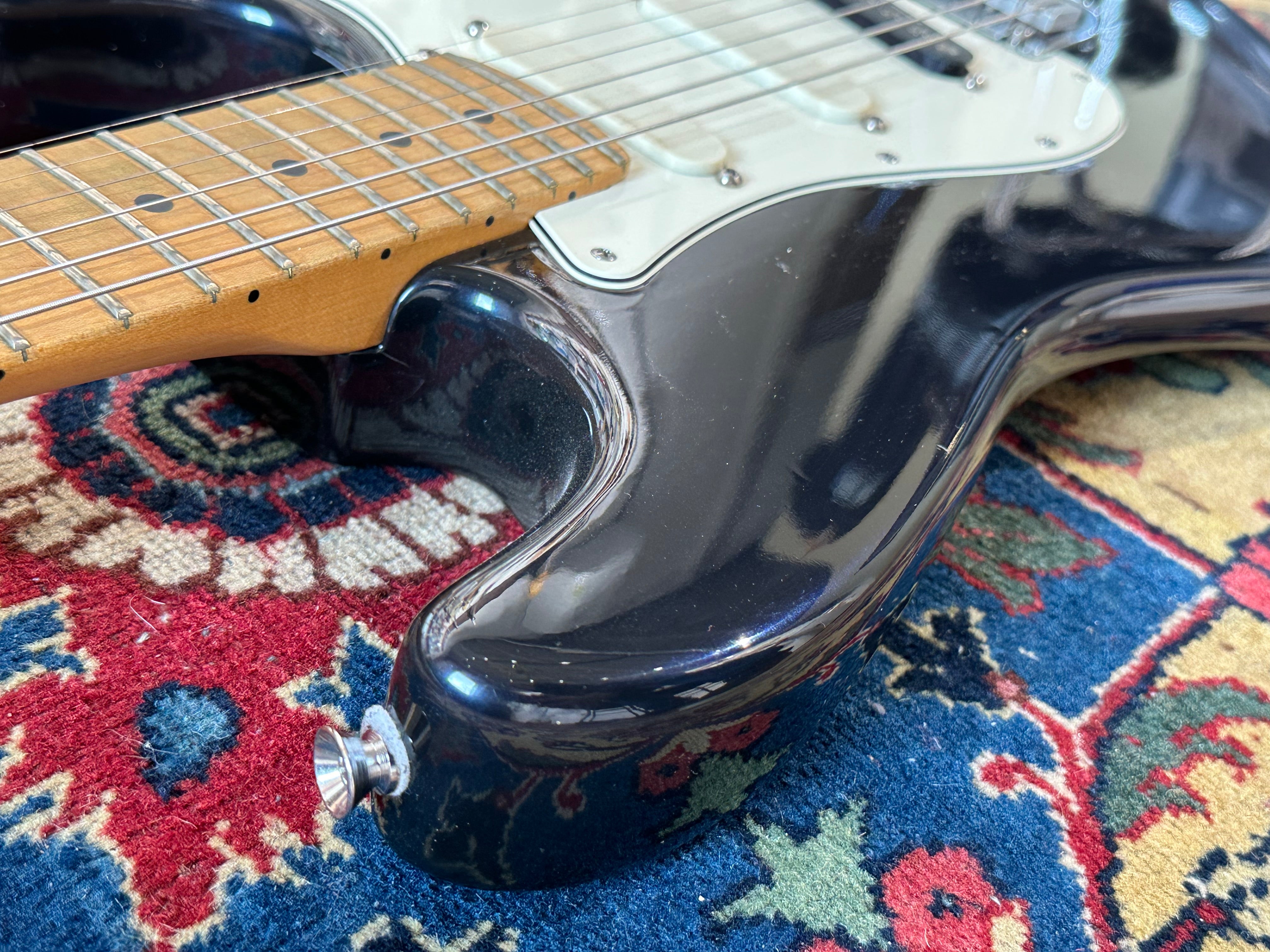 Fender Strat Plus Stratocaster 1992 Refinished Midnight Blue