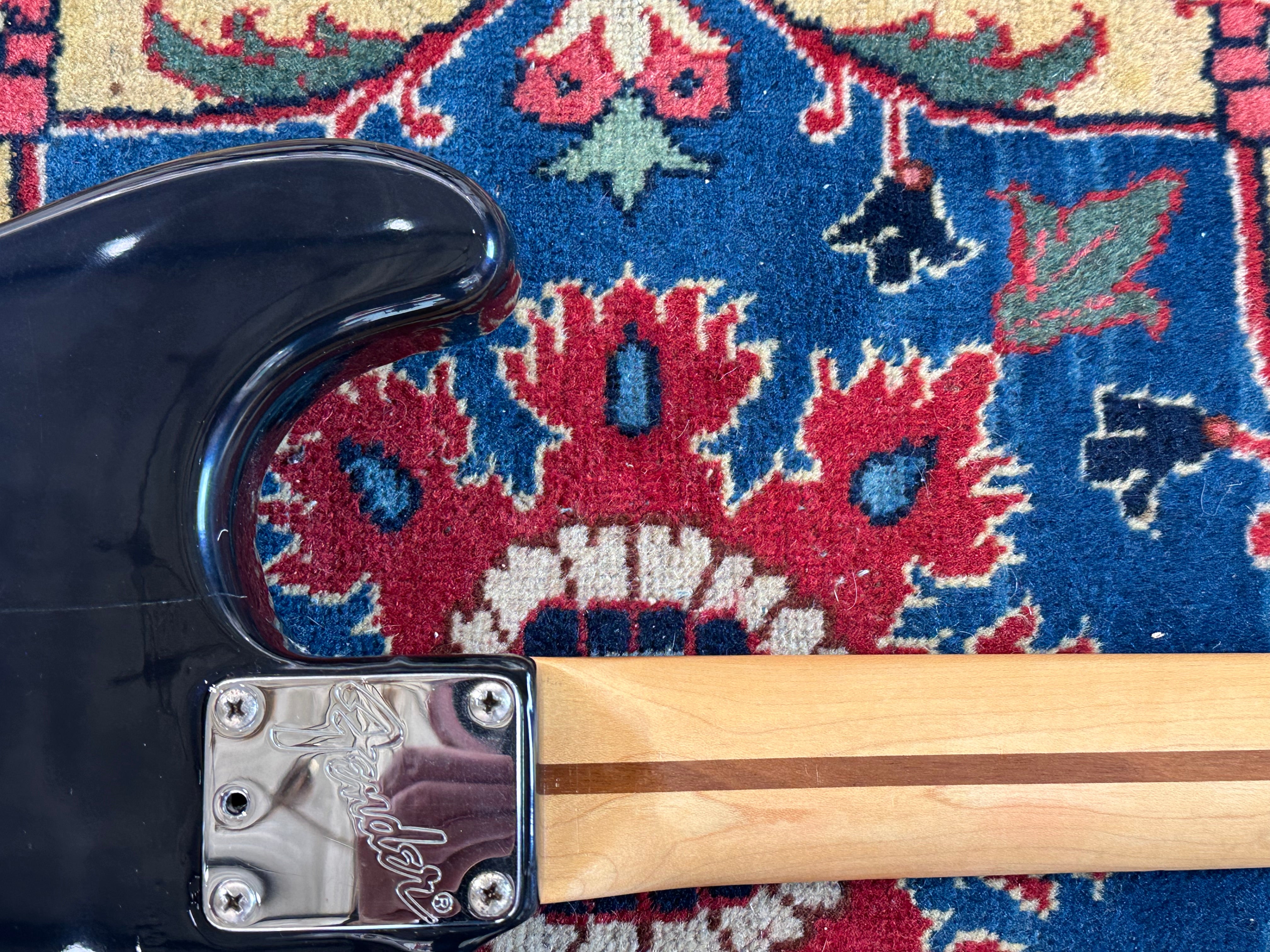 Fender Strat Plus Stratocaster 1992 Refinished Midnight Blue