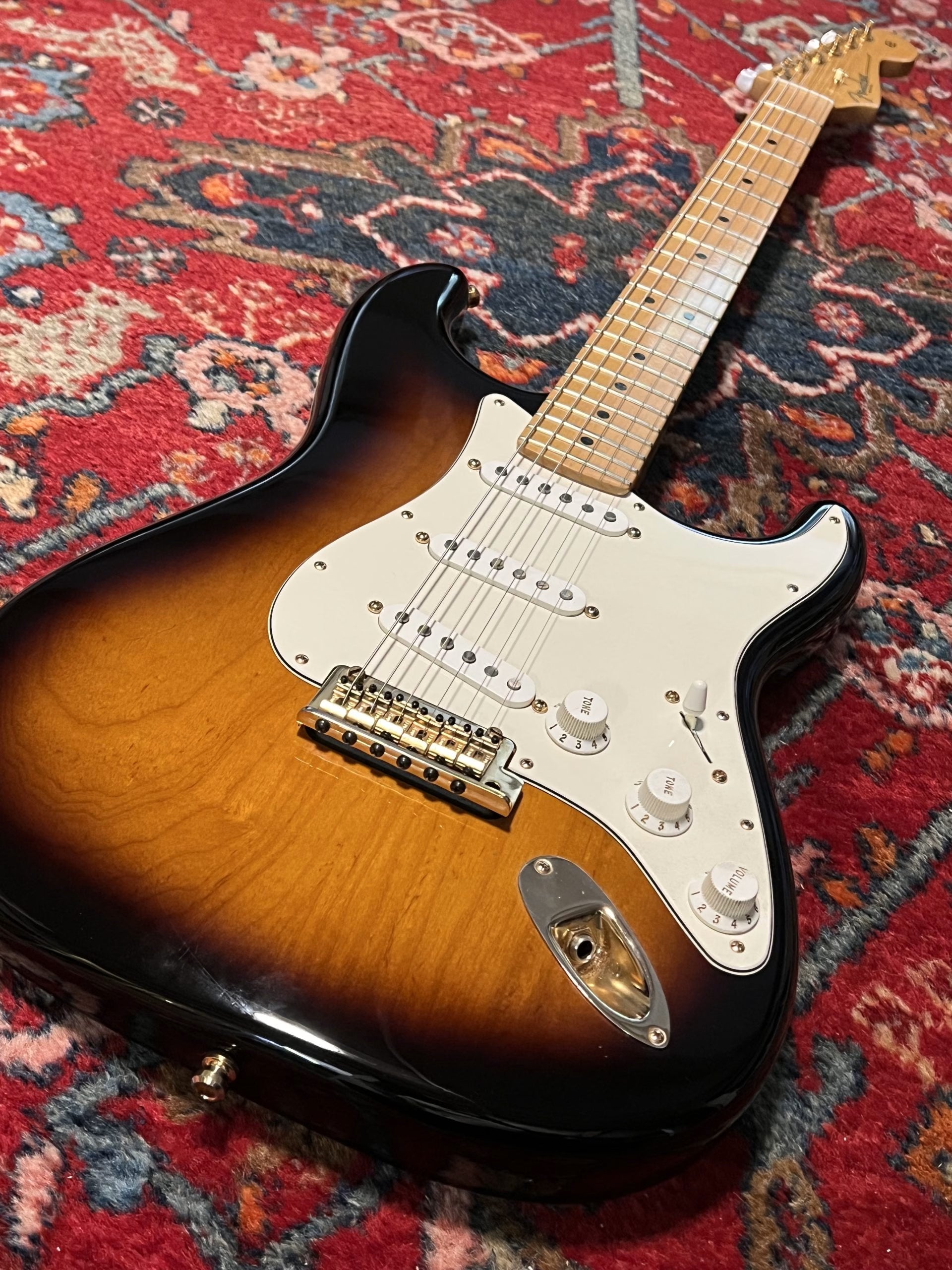 SOLD - 2014 Fender 60th Anniversary Commemorative American Standard Stratocaster Two Tone Sunburst